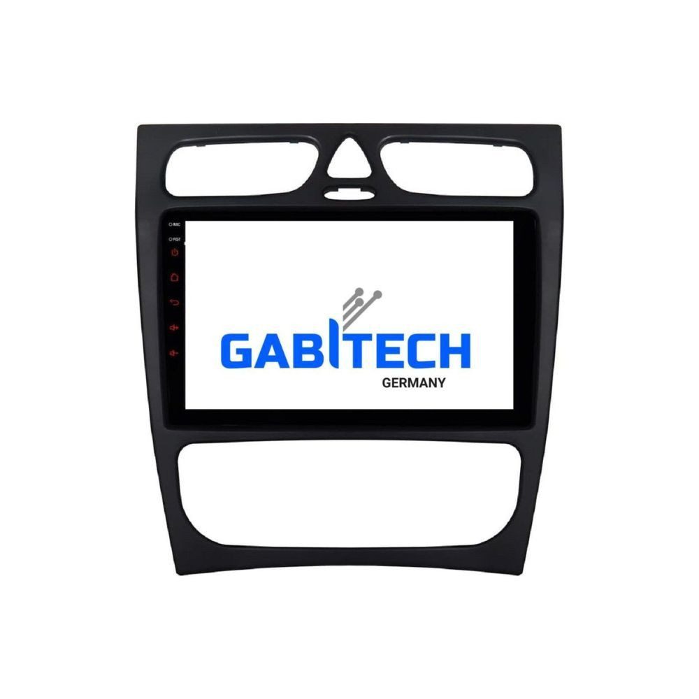 GABITECH Autoradio GPS Navigation für Mercedes Benz G W463 C W203 CLK W209/C209 Autoradio (Drahtloses Carplay & Android Auto)