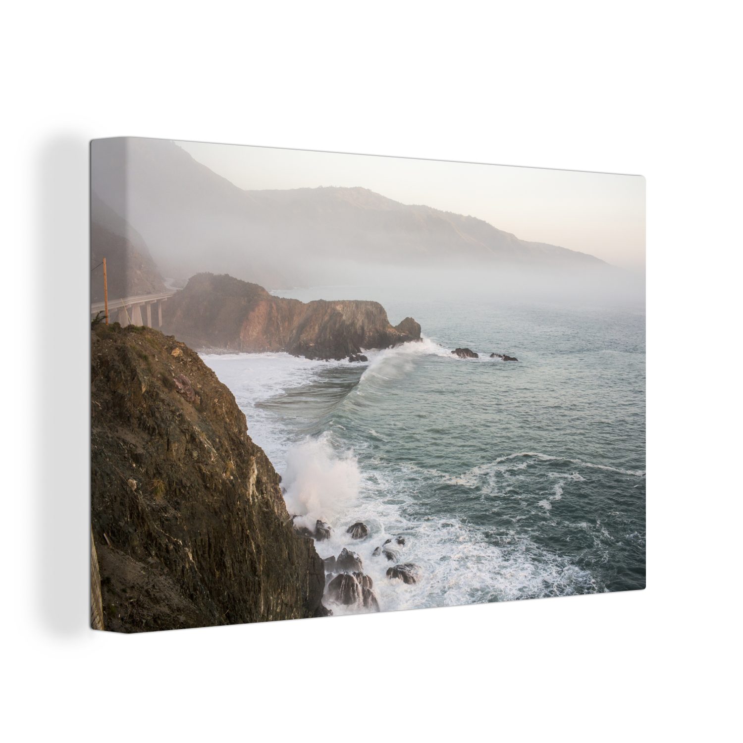 Leinwandbild Cliffs cm Aufhängefertig, St), OneMillionCanvasses® Leinwandbilder, Wandbild 30x20 (1 Amerika, Wanddeko,