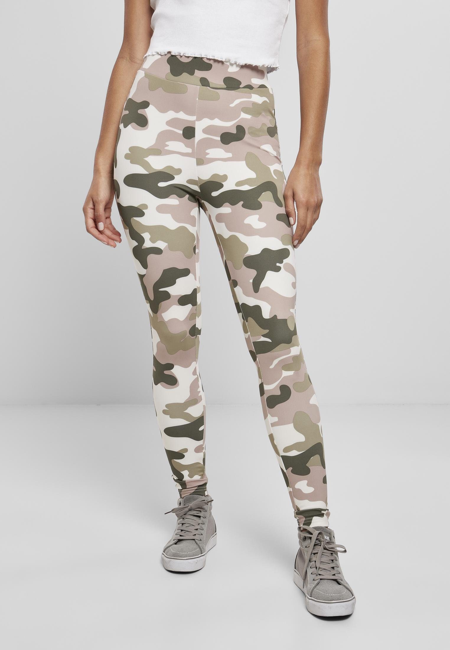 URBAN CLASSICS Leggings Ladies High Waist Camo Tech Leggings XS bis 5XL