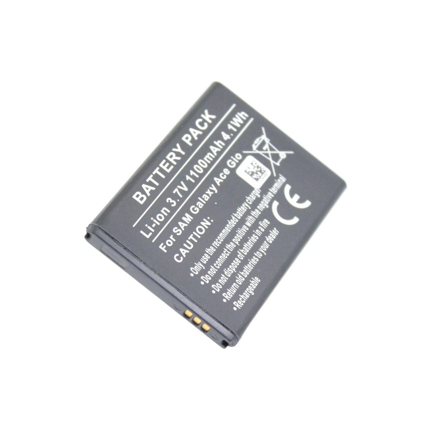 MobiloTec Akku kompatibel mit Samsung GT-I5830 Akku Akku 1000 mAh (1 St)