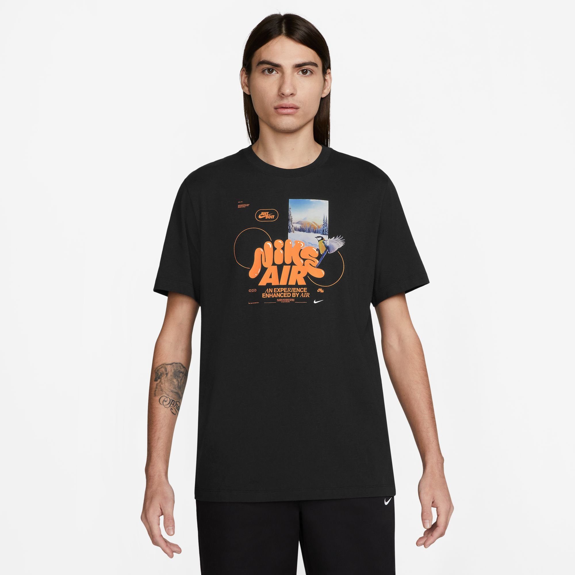 schwarz OC TEE V Sportswear T-Shirt NSW M PACK Nike