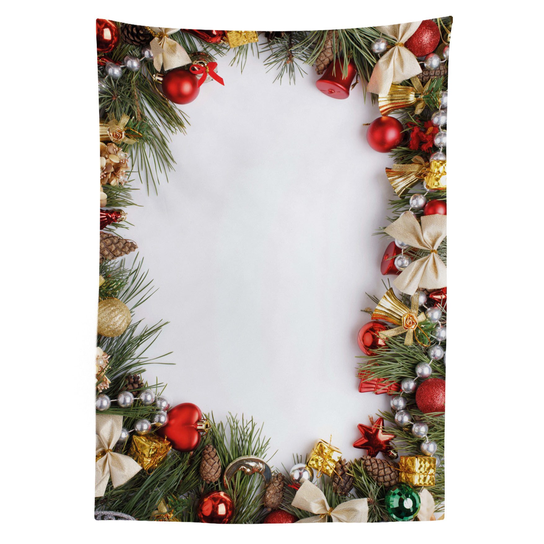 Abakuhaus Tischdecke Farbfest Waschbar Für den Außen Bereich geeignet Klare Farben, Weihnachten Dressed Weihnachtsbaum