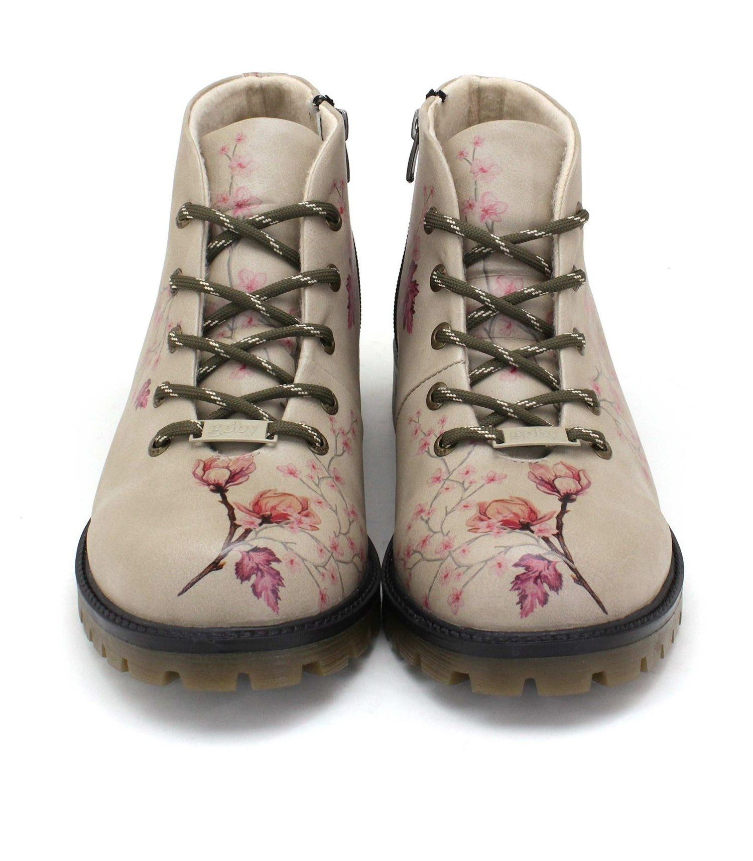 Gobi Damenstiefel Beige, ankle boots, Stiefelette Ankleboots