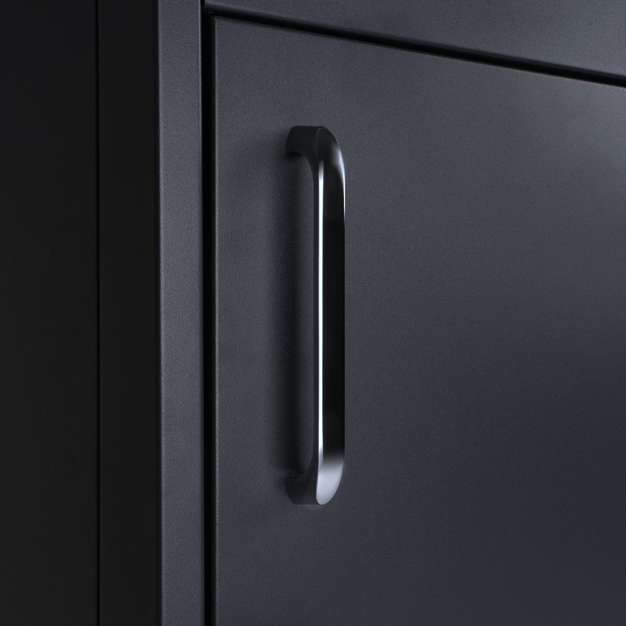 Zelsius Paketbriefkasten Pluto, pulverbeschichteter Stahl, RAL7016 mit Diebstahlsperre