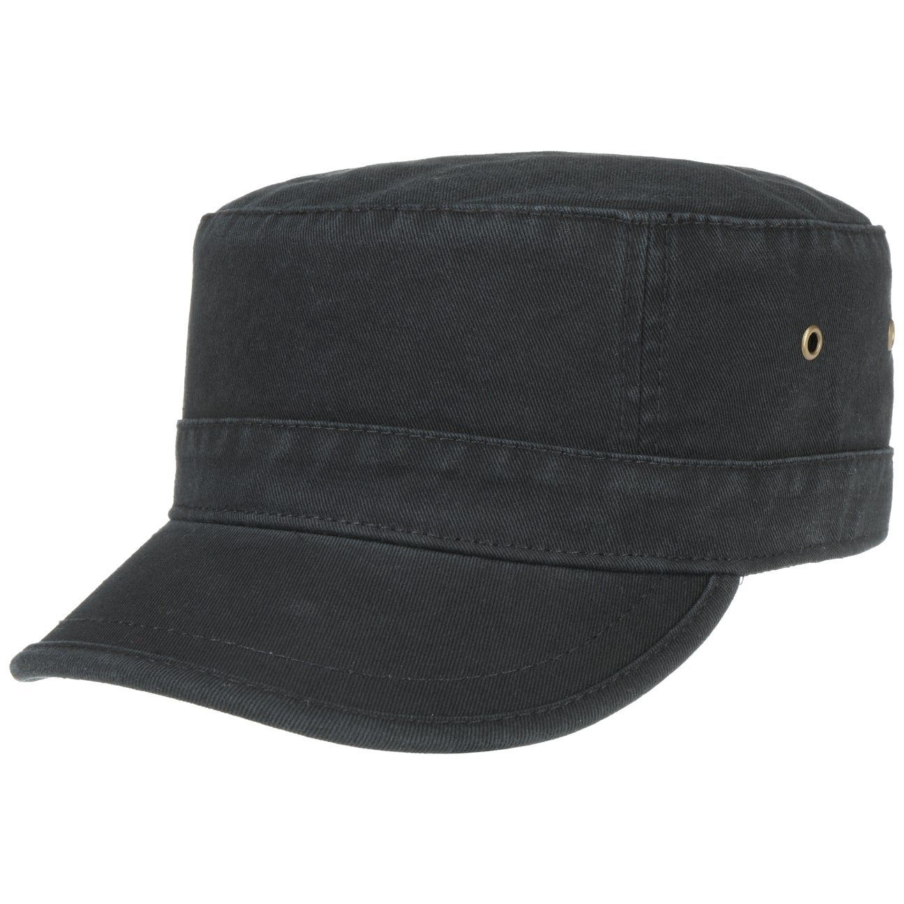 Atlantis Army Cap (1-St) Armycap Metallschnalle schwarz