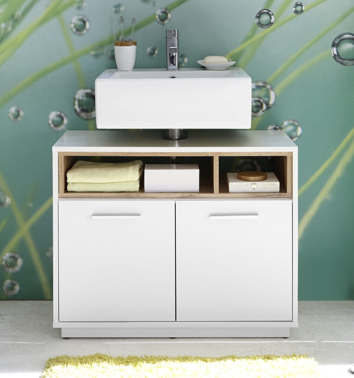 BEGA BBK Waschbeckenunterschrank 80 x 63 x 40 cm (B/H/T)
