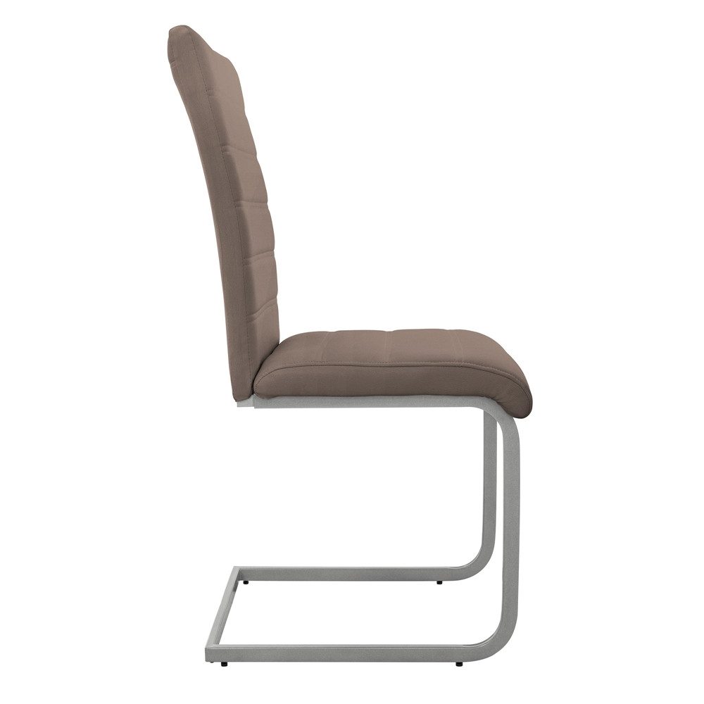 ML-DESIGN Stuhl Esszimmerstühle Schwingstühle mit Rückenlehne Design Küchenstühle (2 St), Polsterstuhl Freischwinger 2er Set Küchenstuhl bis 120kg Kunstleder – Bild 3 von 5