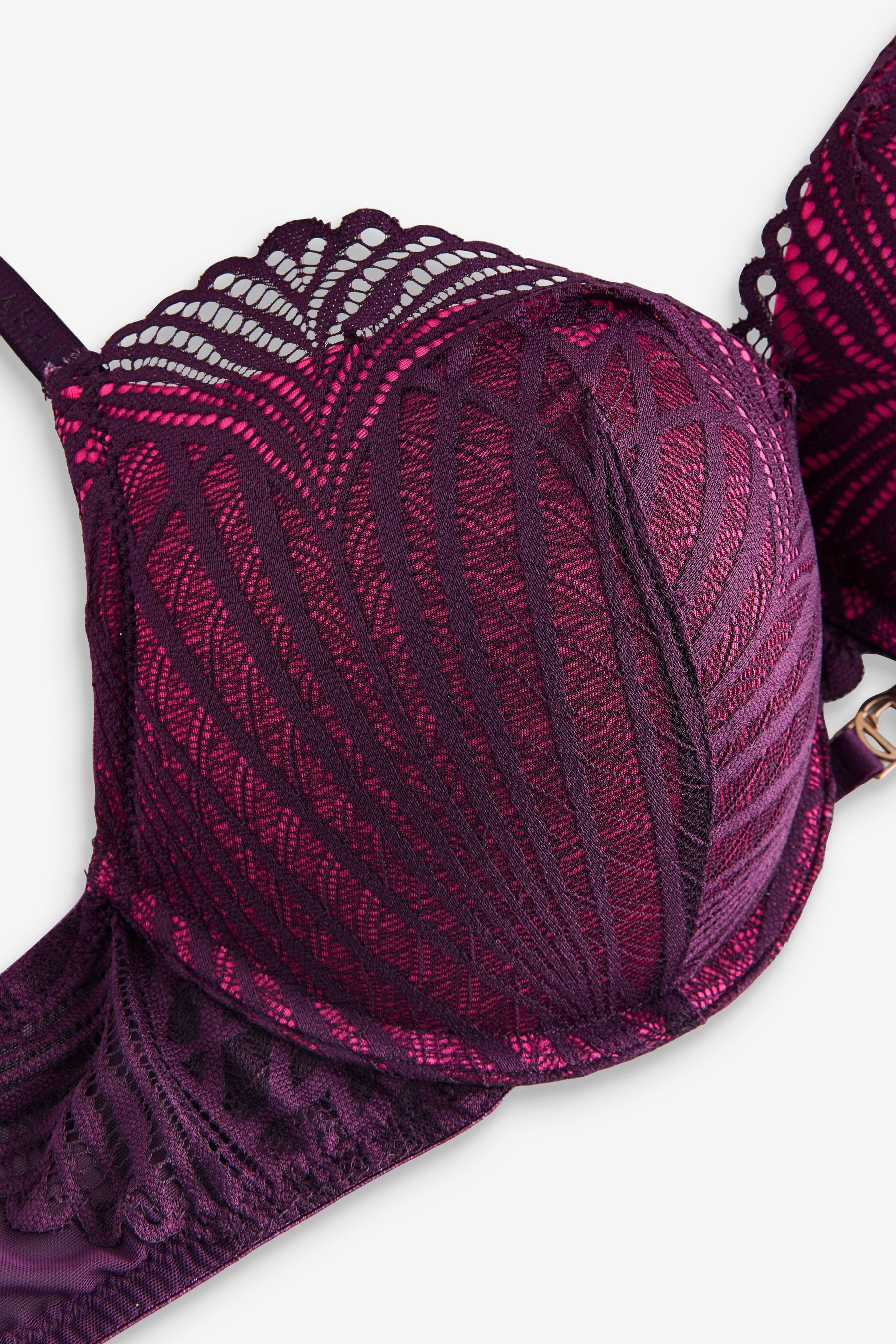 LIPSY Push-up-BH Lipsy Geo Spitzen-BH mit dreifacher Hebewirkung (1-tlg)