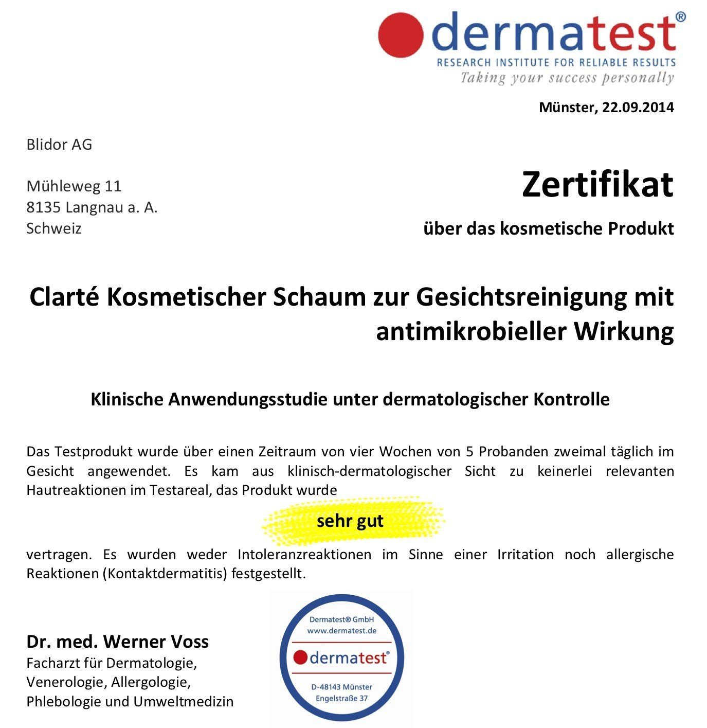 BLI-DES Gesichts-Reinigungsschaum Clarté reine Haut - gegen Pickel und Akne (150ml)