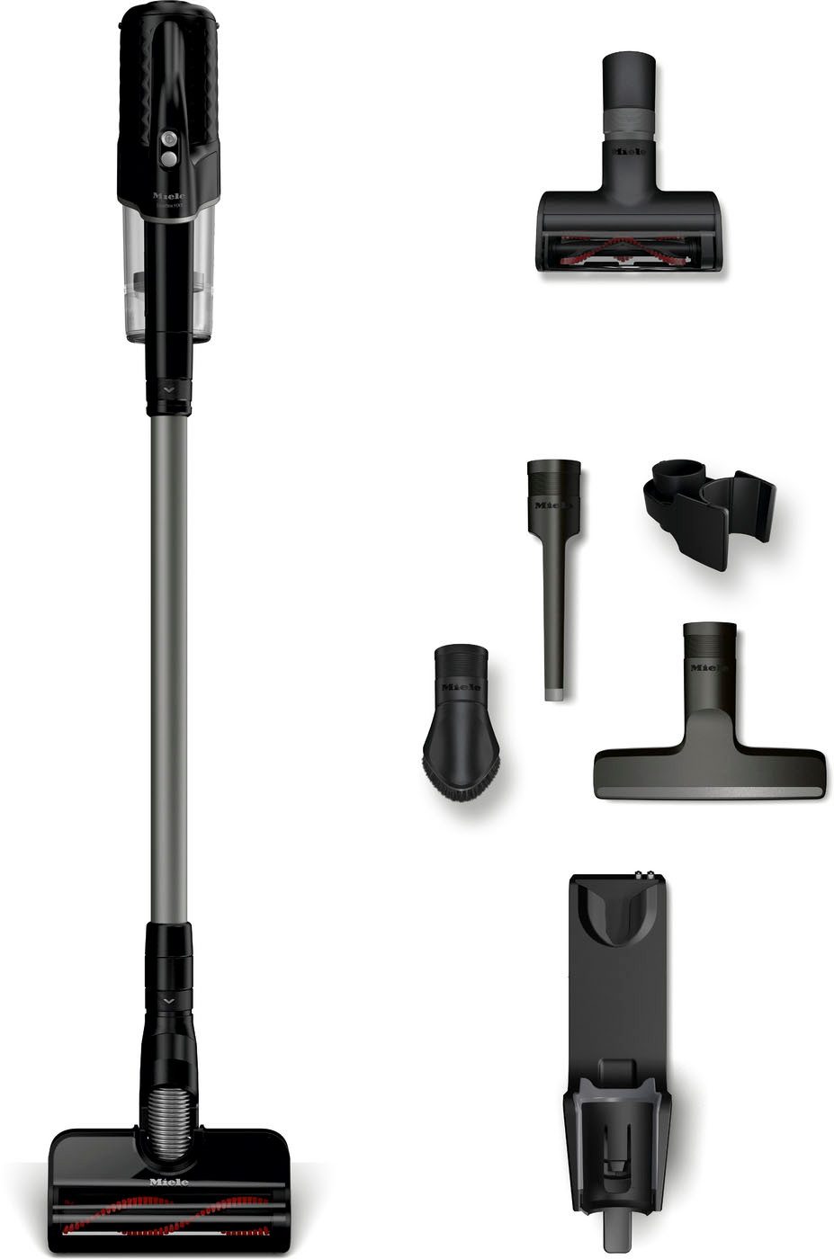 Miele Akku-Handstaubsauger Duoflex HX1 Cat Dog, 160 W, beutellos, SpeedLock Wandhalterung ein Klick vom Komplett- zum Handgerät
