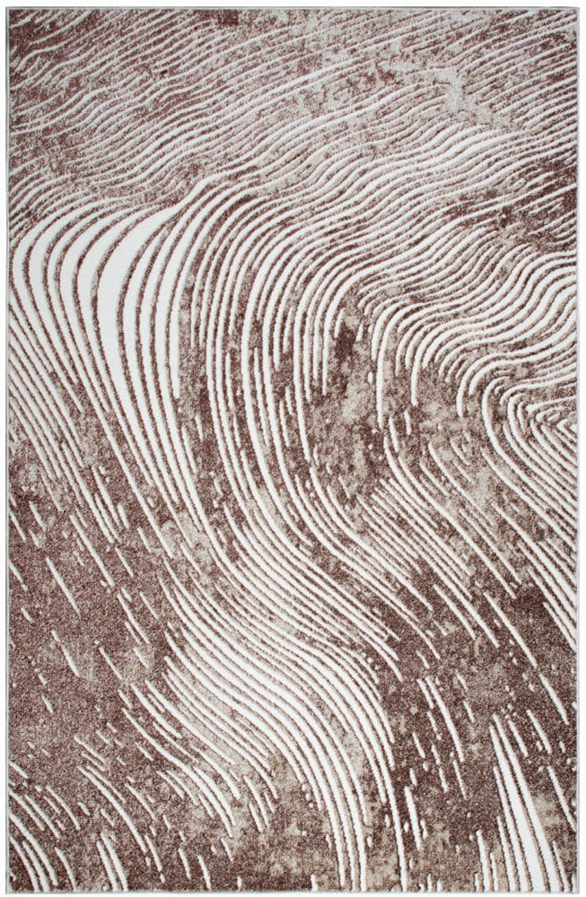 my home Teppich Surella, rechteckig, Höhe: 9 mm, modernes Wellen Muster, mi günstig online kaufen