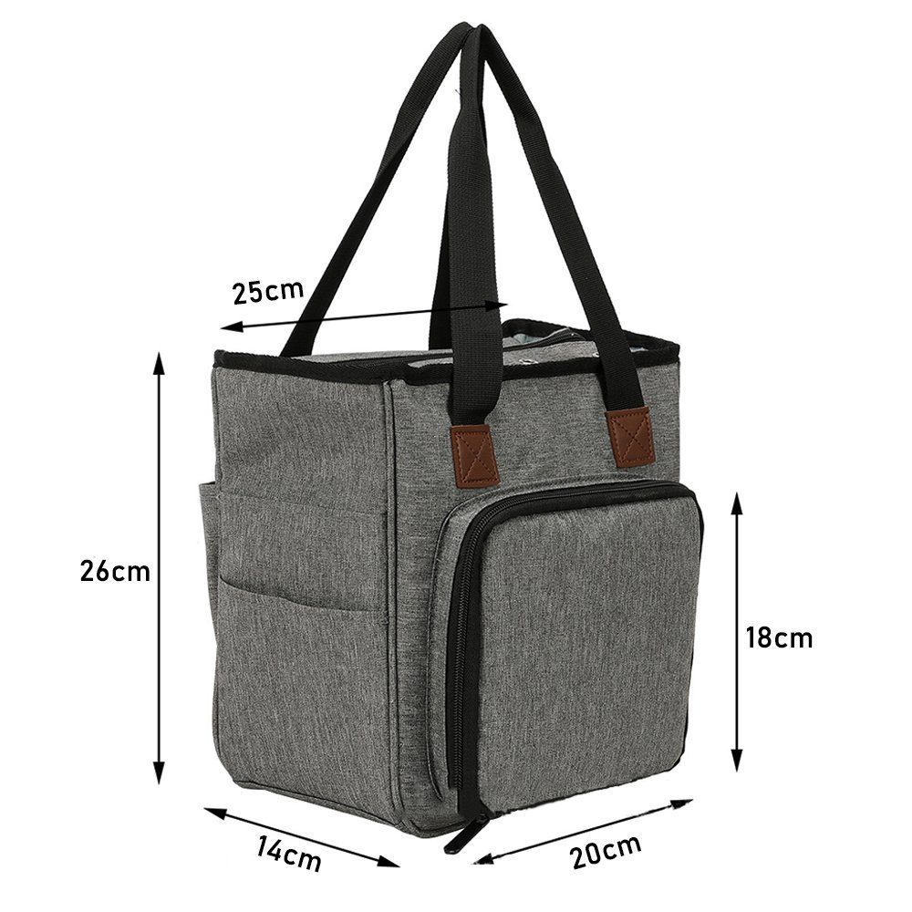 zggzerg Aufbewahrungsbox Tragbar Häkeltasche, Häkel Garn günstig online kaufen