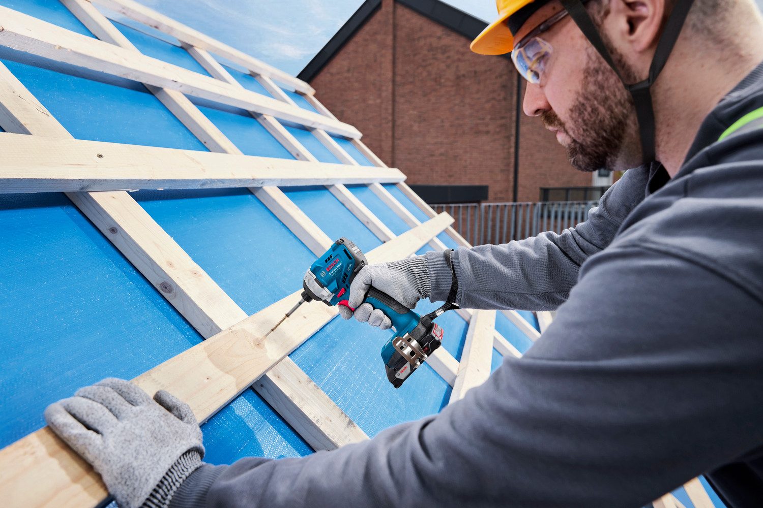 Bosch Professional Akku-Drehschlagschrauber »GDR 18V-215«, in günstig online kaufen