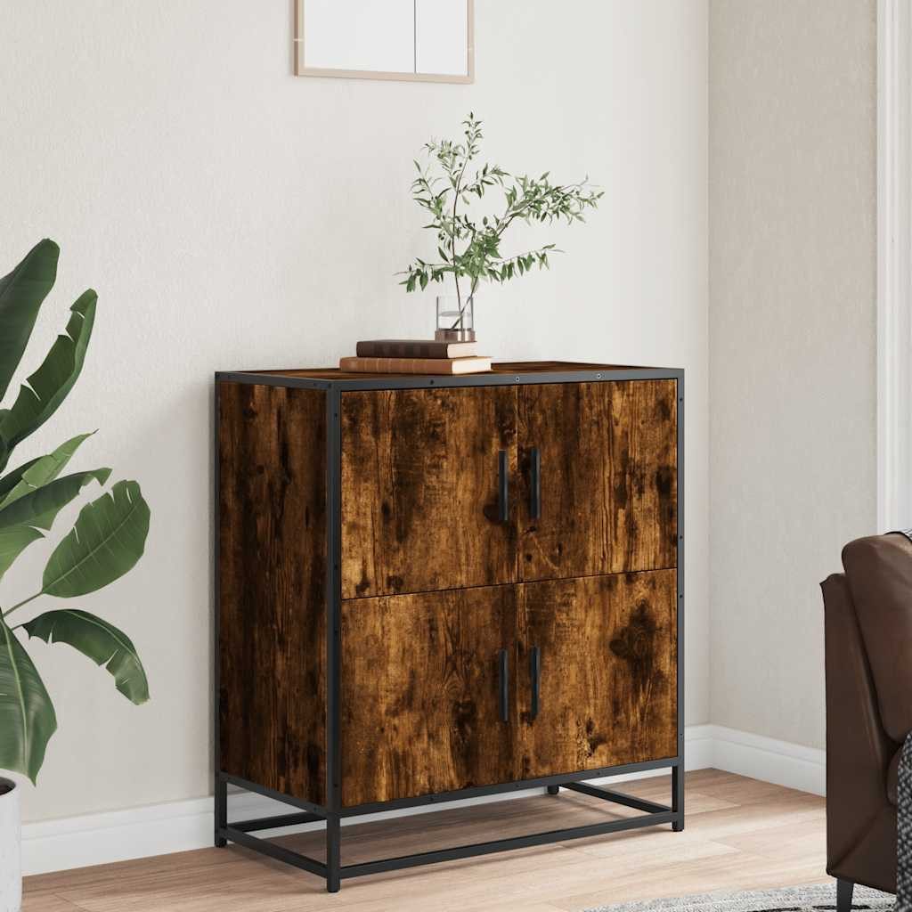 vidaXL Sideboard Sideboard Räuchereiche 68x35x76 cm günstig online kaufen
