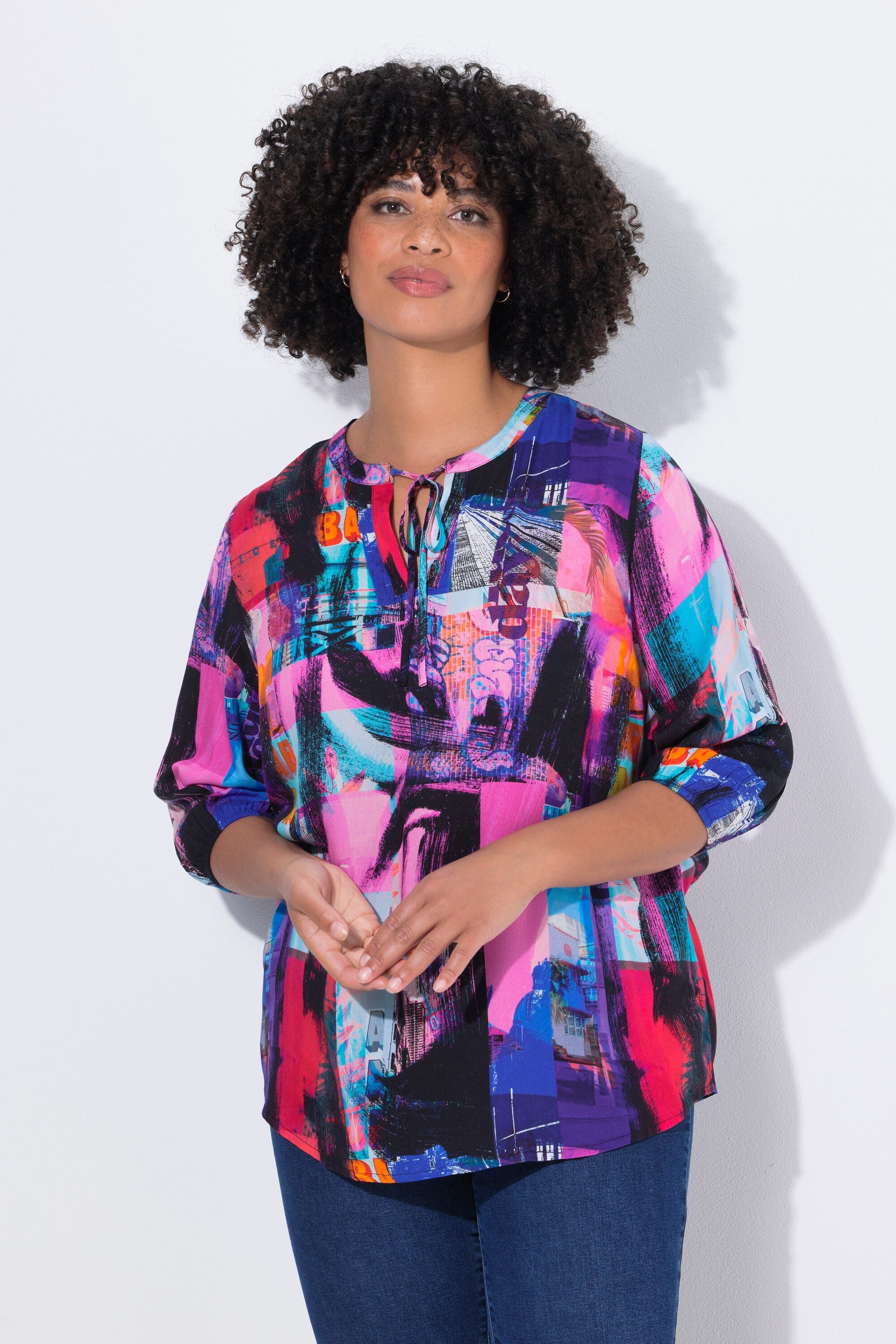 Angel of Style Druckbluse Bluse A-Linie günstig online kaufen