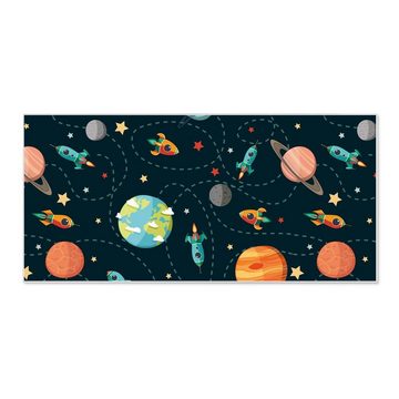 banjado Wandtafel Stahl Planet Cruiser, (inkl. 4 Magnete, Stahlmagnettafel)