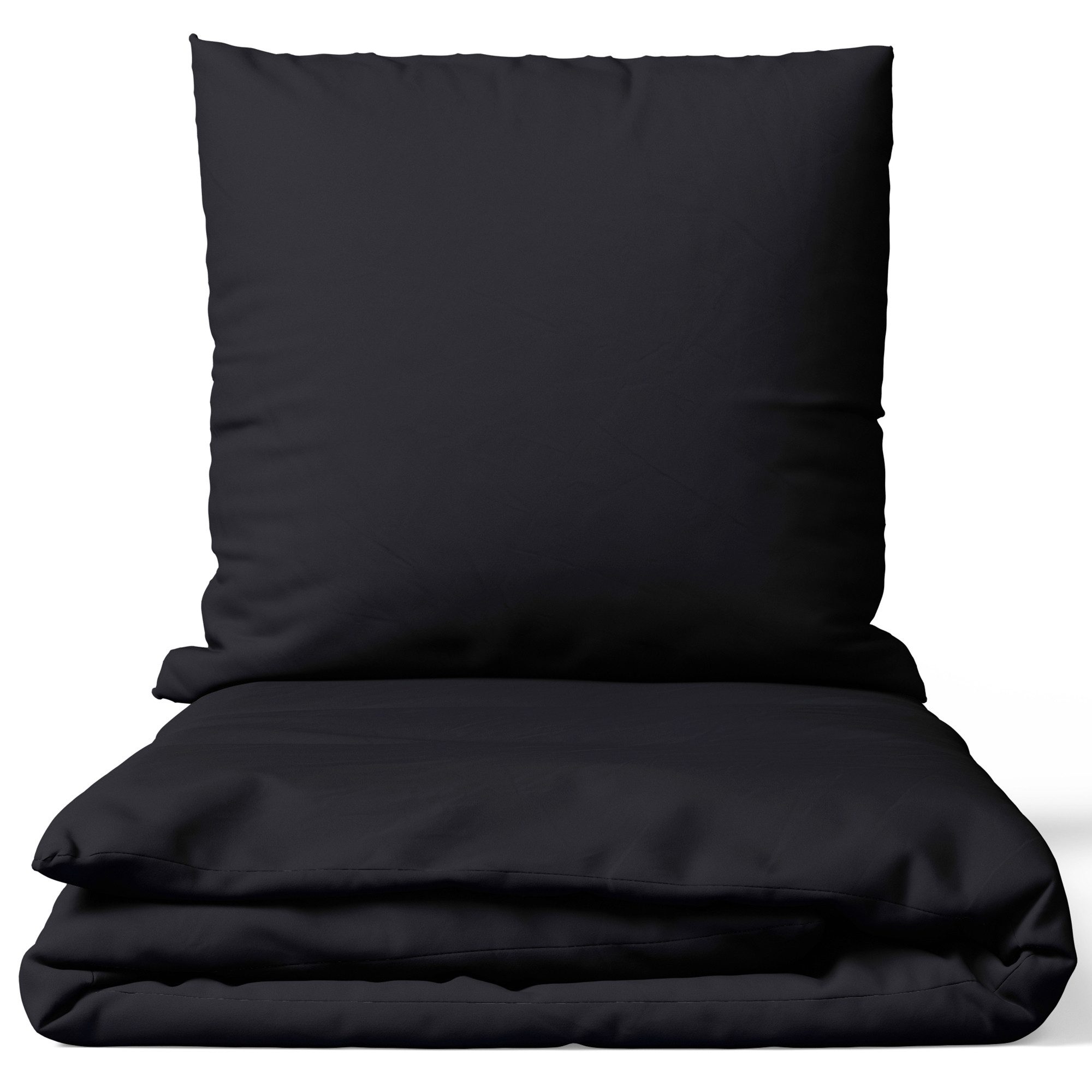 NYVI Bettwäsche Bettwäsche DreamScience Renforcé Uni, Renforcé, YKK Reißver günstig online kaufen