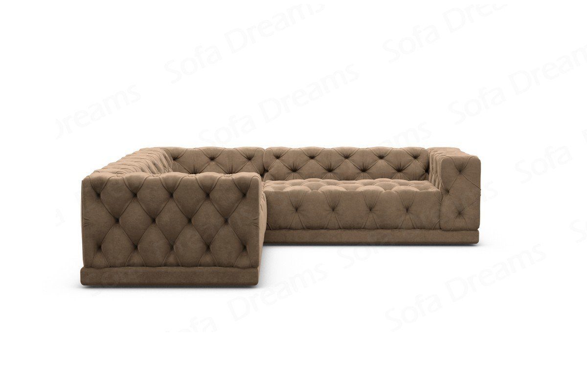 Sofa Dreams Ecksofa Polster Designer Samt Stoff Sofa Palma L Form Stoffsofa