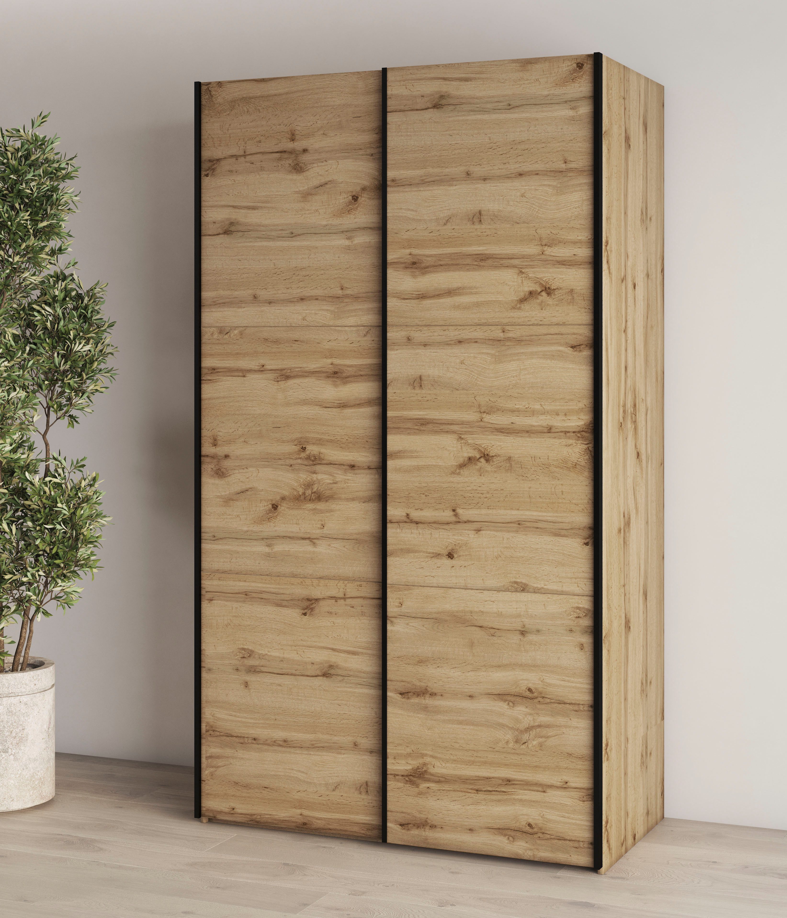 Home affaire Kleiderschrank "Eastvale, 120x64x210cm, ideal für kleine Räume günstig online kaufen