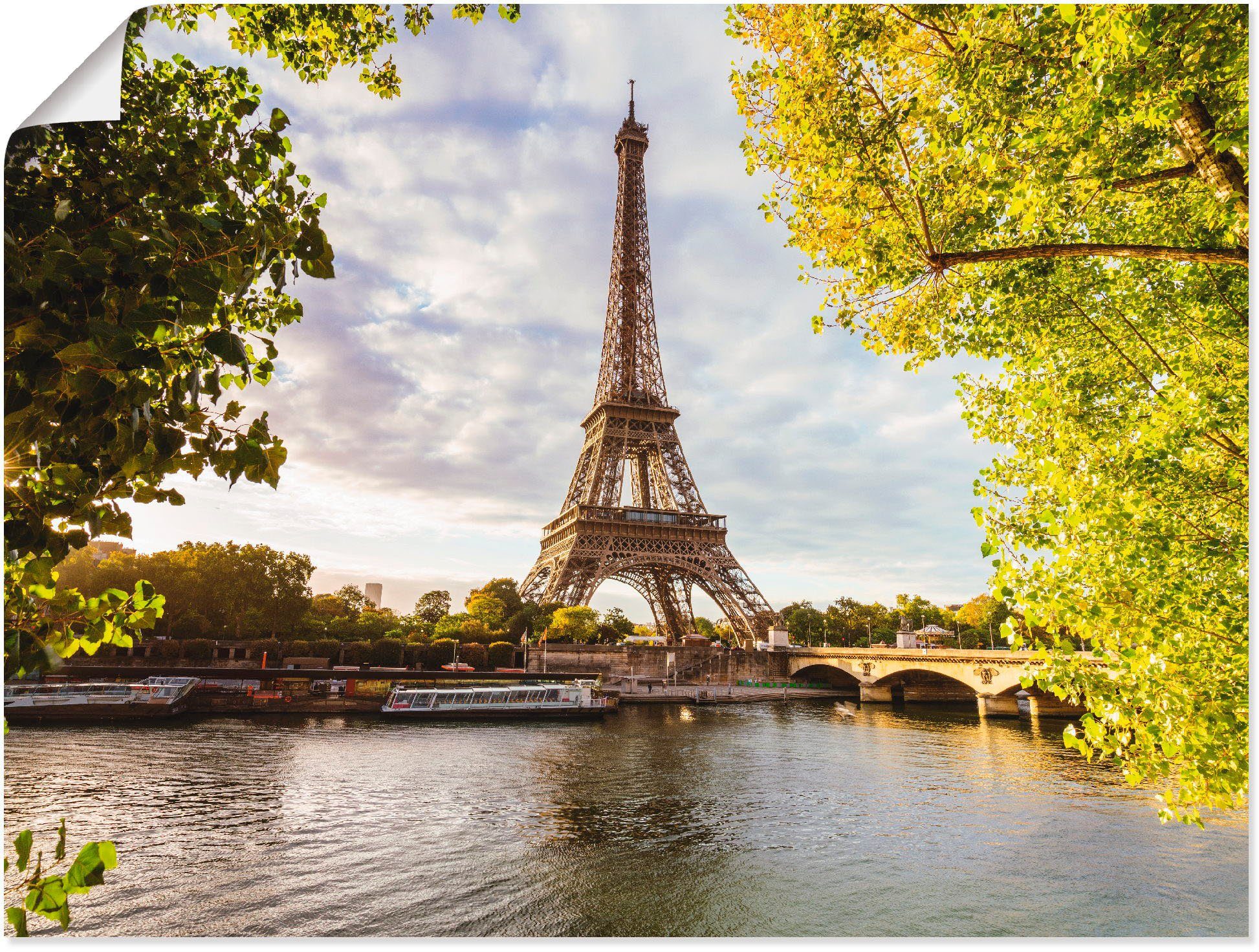 Artland Wandbild »Paris Eiffelturm III«, Gebäude (1 Stück) online