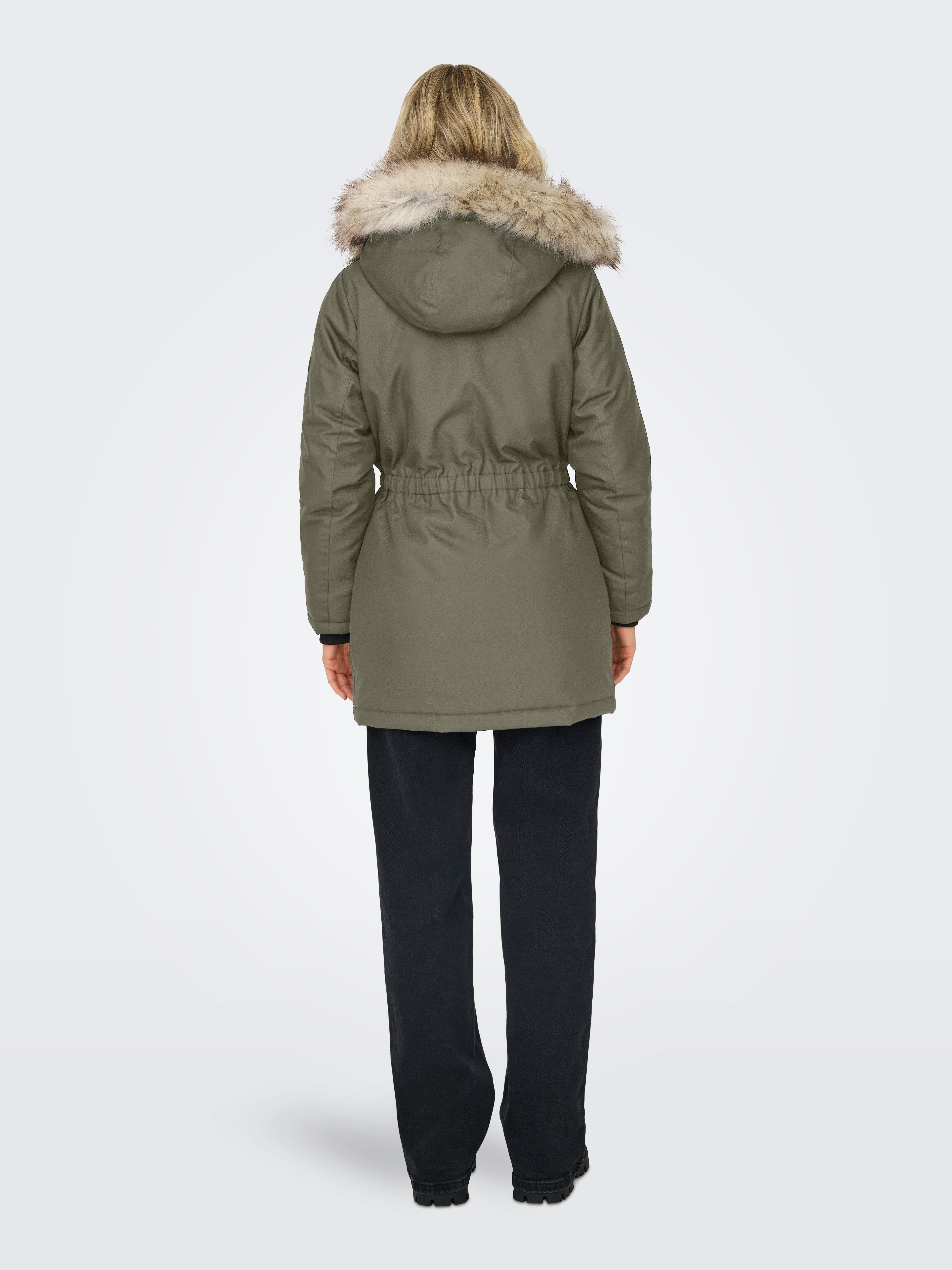 ONLY Parka ONLIRIS FUR WINTER PARKA LIFE CC OTW mit verdeckter Knopfleiste günstig online kaufen