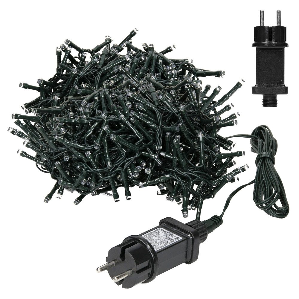 ECD Germany LED-Lichtervorhang Weihnachtsbeleuchtung Weihnachtslichterkette günstig online kaufen