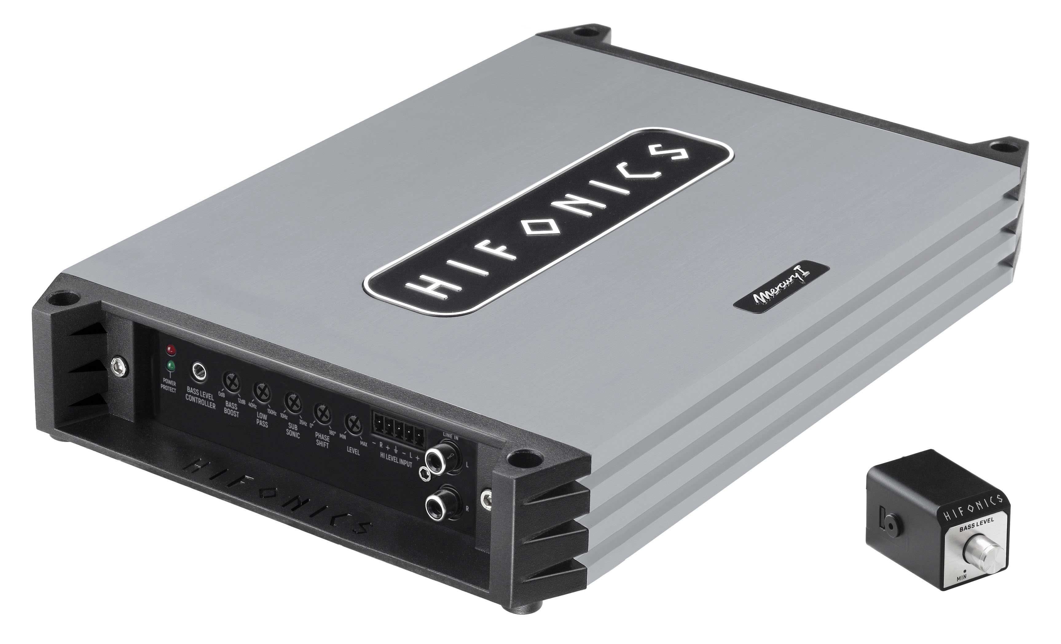 Hifonics MERCURY I/1500EVO Class D Digital Mono Compact Verstärker Endverstärker (Anzahl Kanäle: 1)