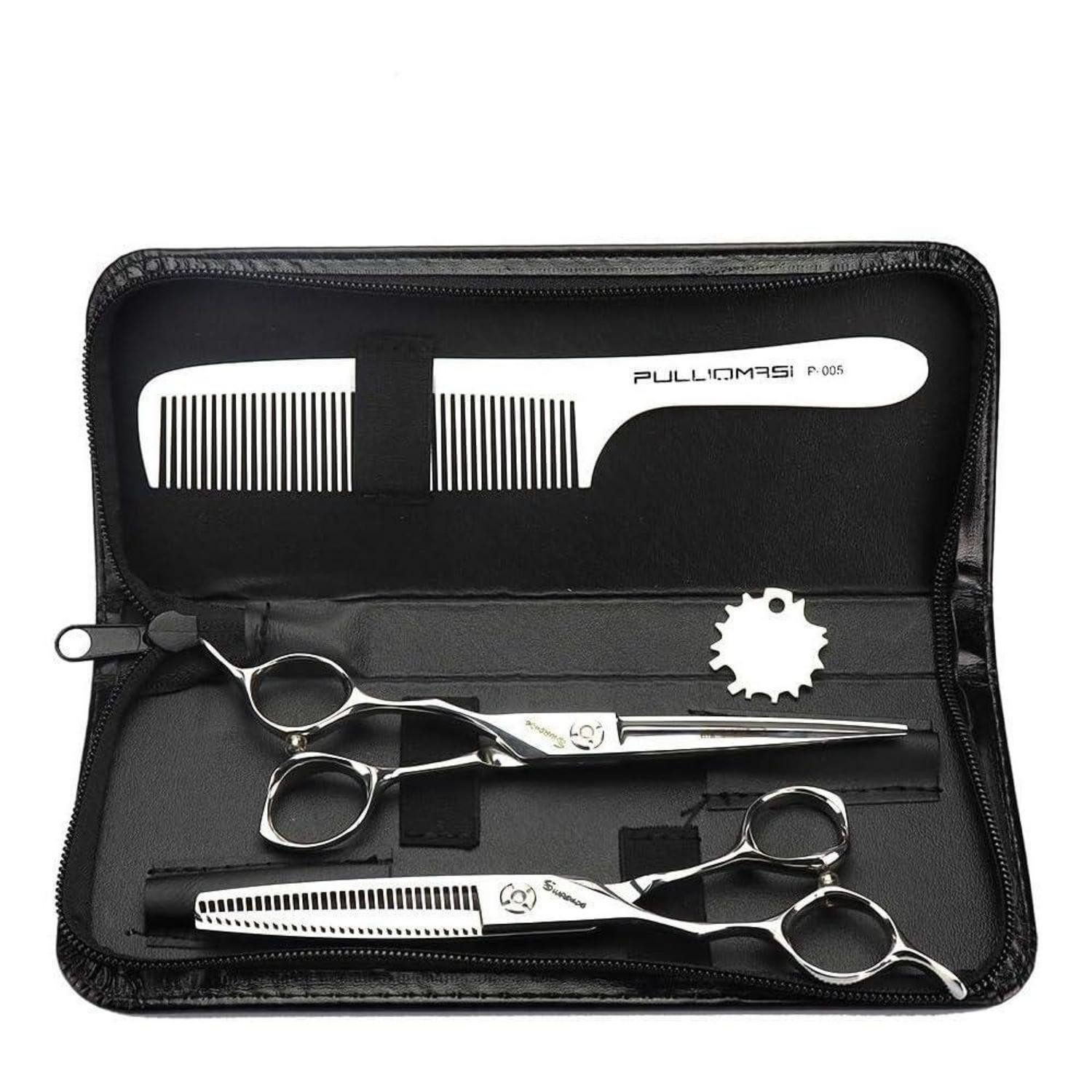LuxusKollektion Haarschere Friseurschere Linkshänder 6 Zoll Set