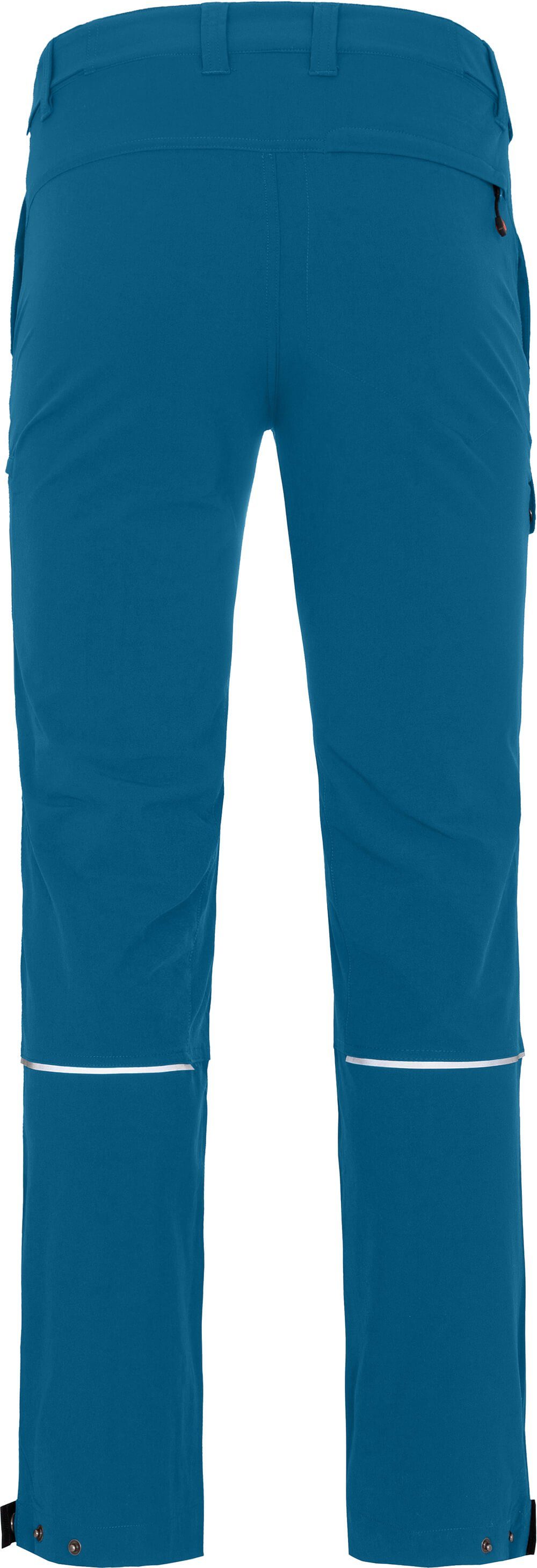 Herren Saphir blau Taschen, viele vielseitig, Wanderhose, Bergson BOGONG Outdoorhose Normalgrößen,