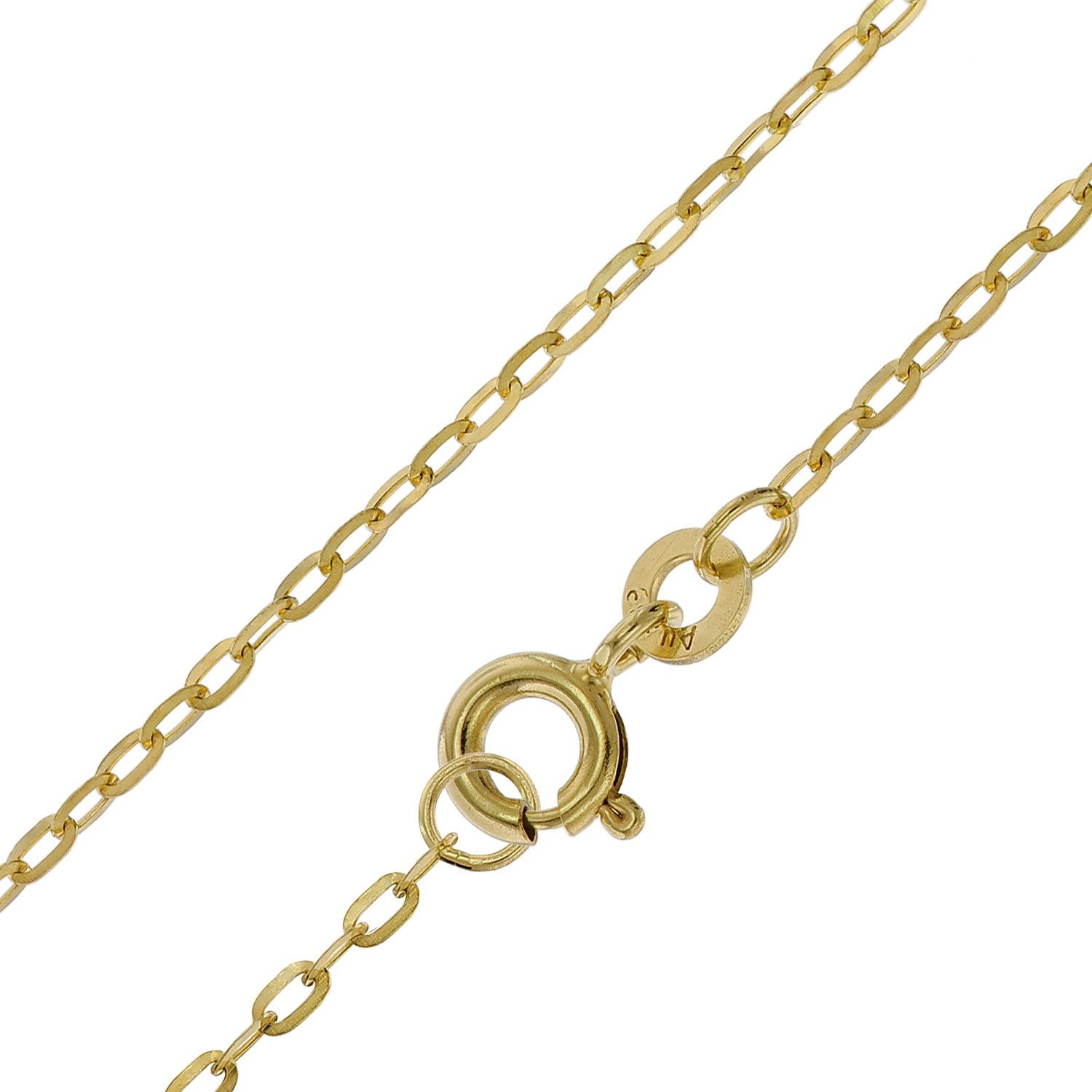 trendor Collier Gold 333/8K Flachanker-Design 1,3 mm Breite günstig online kaufen