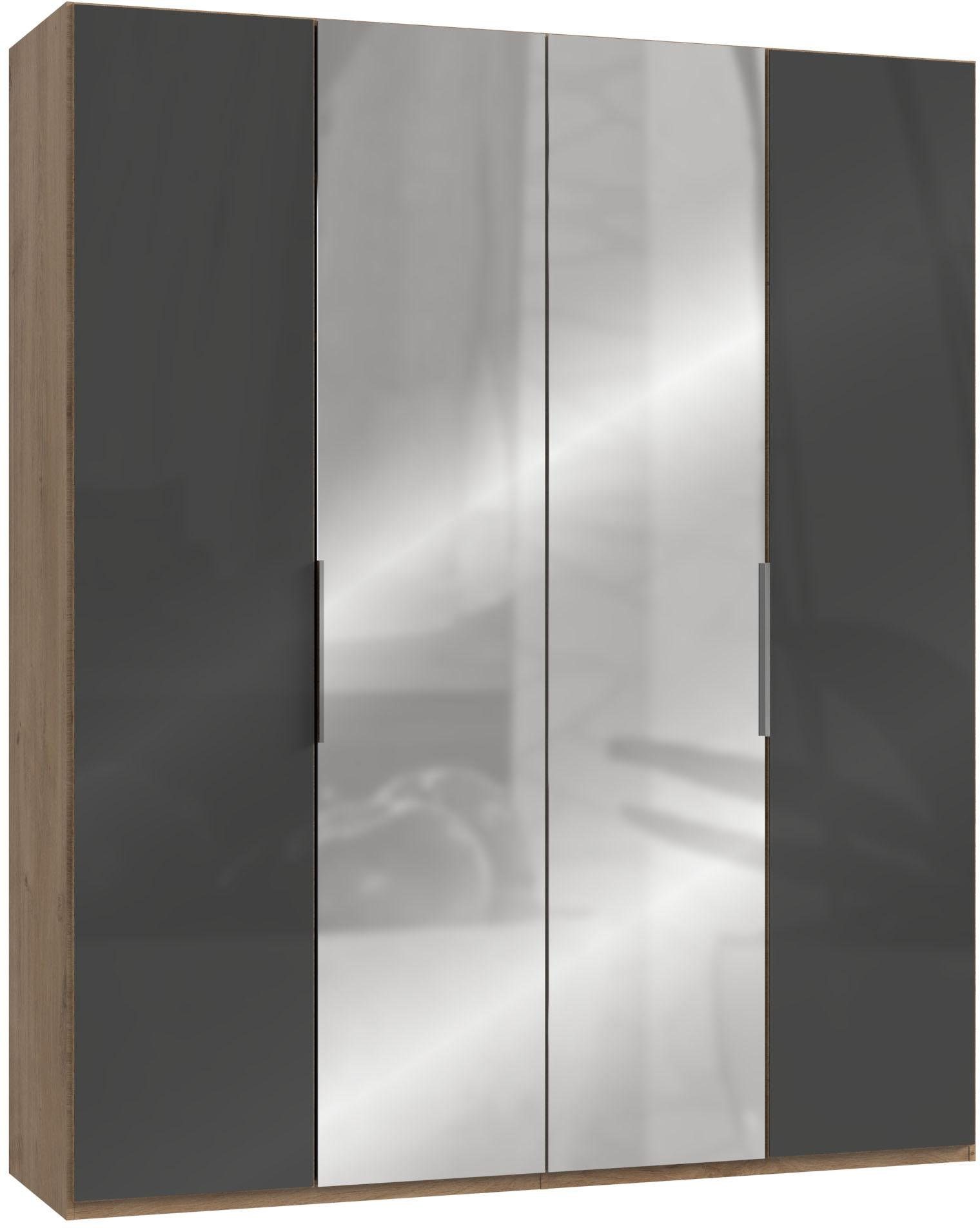 Wimex Kleiderschrank Level by fresh to go mit Glas- und Spiegeltüren