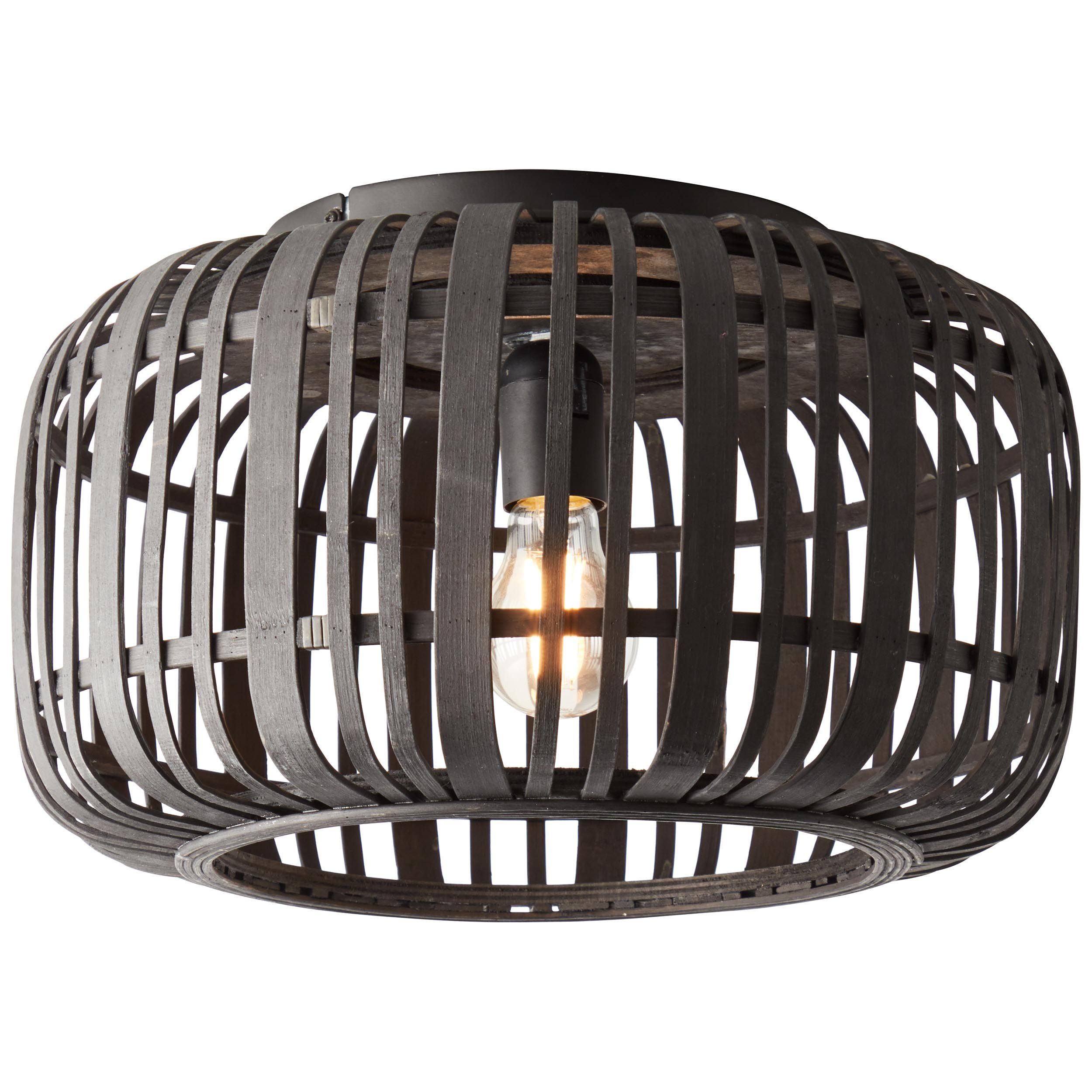 Brilliant Deckenleuchte Woodrow, ohne Leuchtmittel, Deckenlampe 40cm holz