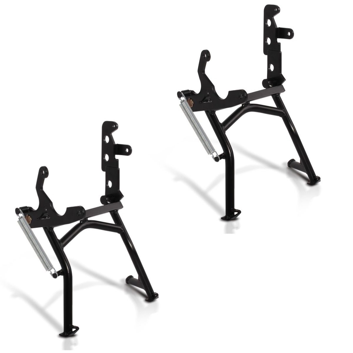 ConStands Motorradheber 2x Hauptständer für Kawasaki KLE 500 90-07 Mittelständer # in schwarz
