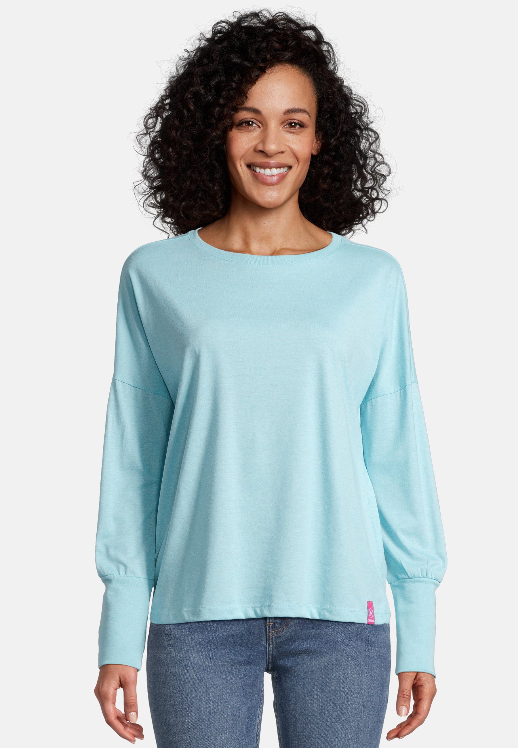 salzhaut Longsleeve SMAAK Damen normale Passform bequemes Langarmshirt, T-shirt, Oberteil, Pulli, Pullover