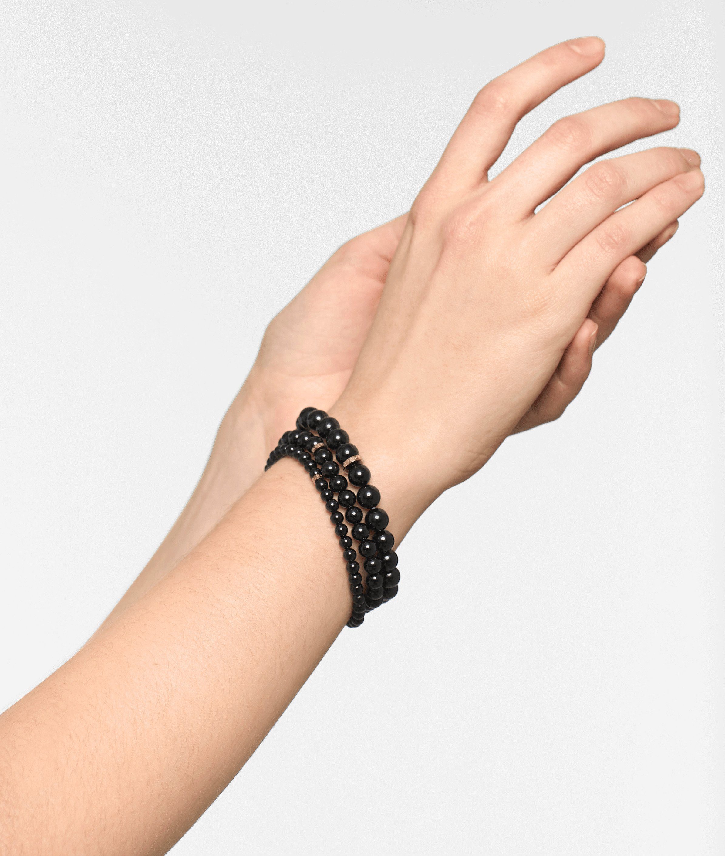 Liebeskind Berlin Armband The Small Black Turmalin Edelstahl