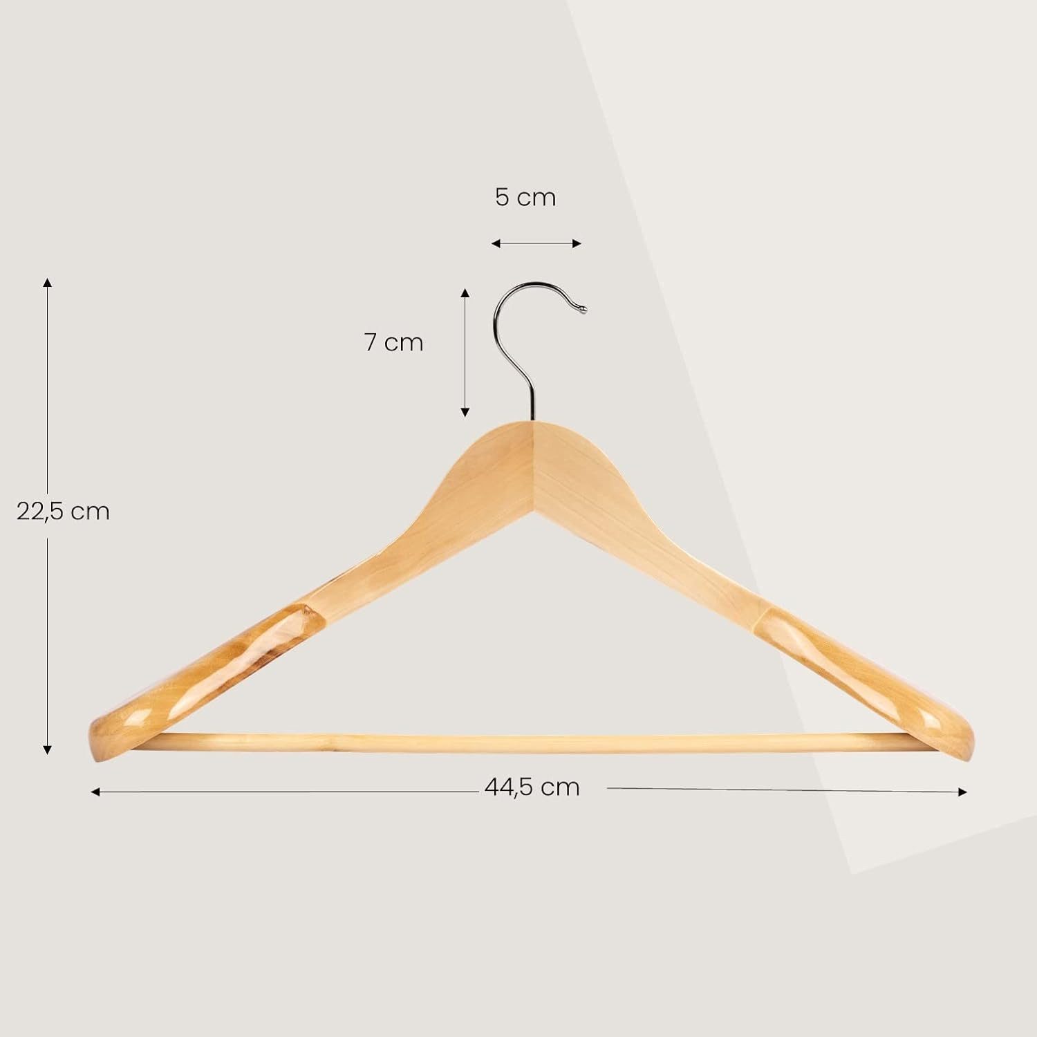 RSR Hangers Kleiderbügel Natur Anzugbügel Jackenbügel günstig online kaufen