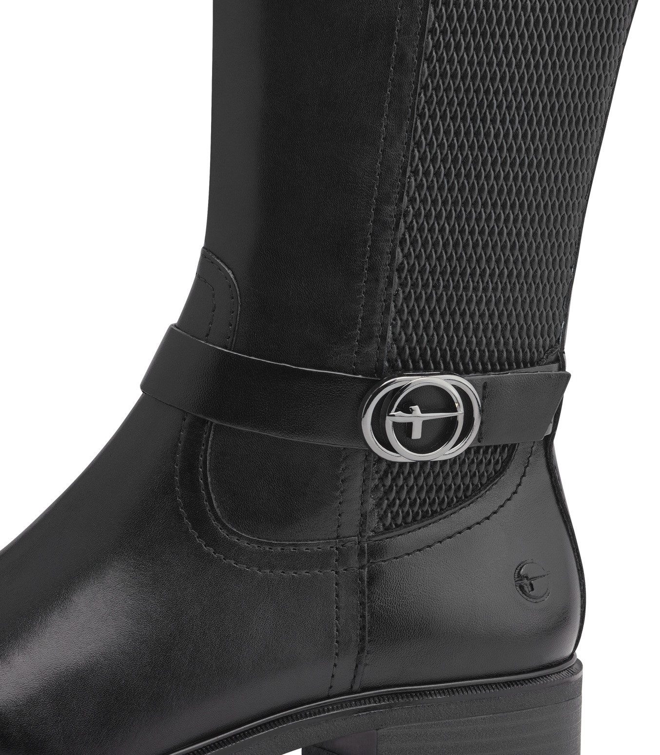Tamaris Stiefel Blockabsatz, Langschaftstiefel mit XS-Schaft und Stretchfunktion