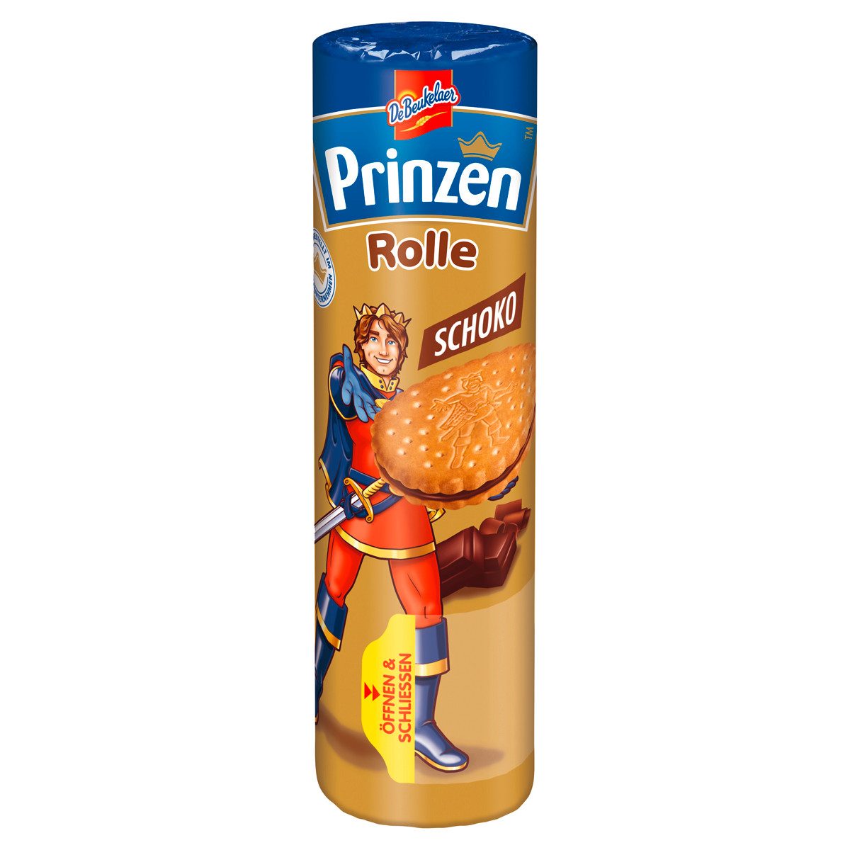 DeBeukelaer Kekse, DeBeukelaer Mega Prinzenrolle Schoko Kekse Doppelkeks 400g 23er Pack
