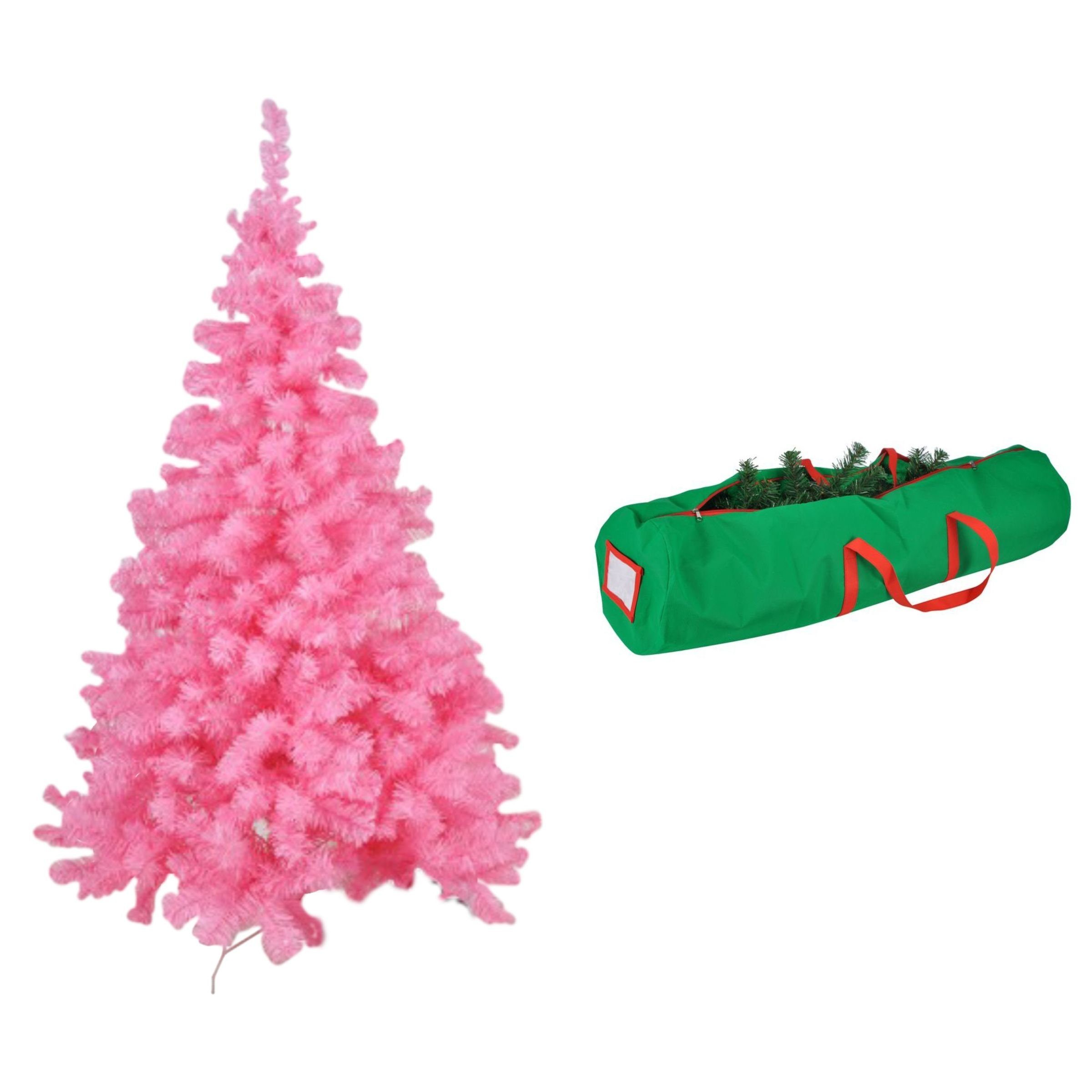 Gravidus Künstlicher Weihnachtsbaum Weihnachtsbaum Pink 150cm