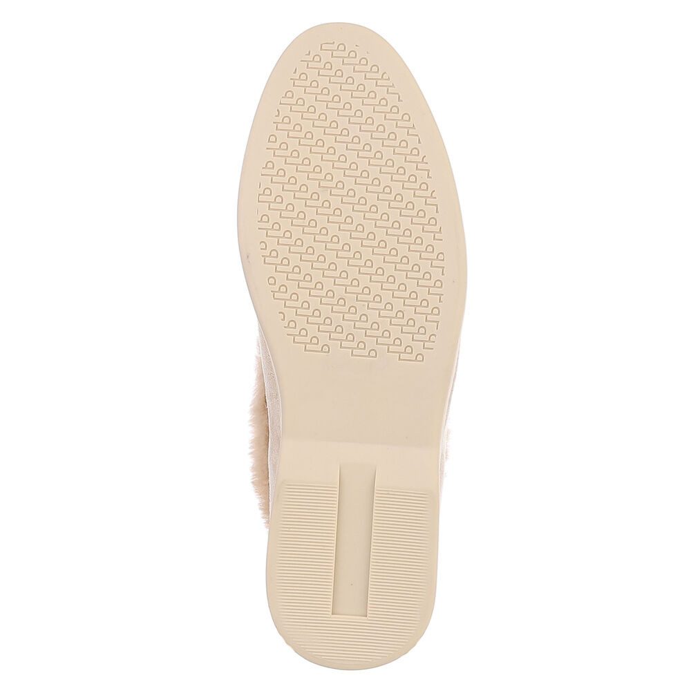 Ital-Design Gemütlicher Damenschuh mit weicher Innenauskleidung Snowboots (90793380) Blockabsatz Mokassins in Beige