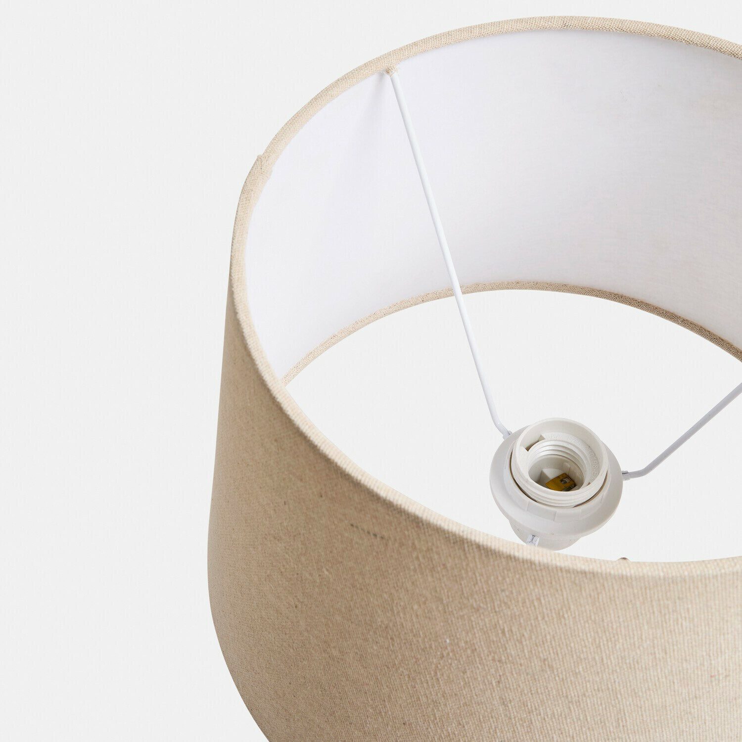 Mirabeau Tischleuchte Tischlampe Kestrell creme
