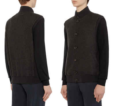 Loro Piana Winterjacke LORO PIANA Cashmere Carry Vest Weste Button-Up Gilet Blouson Jacket Ja