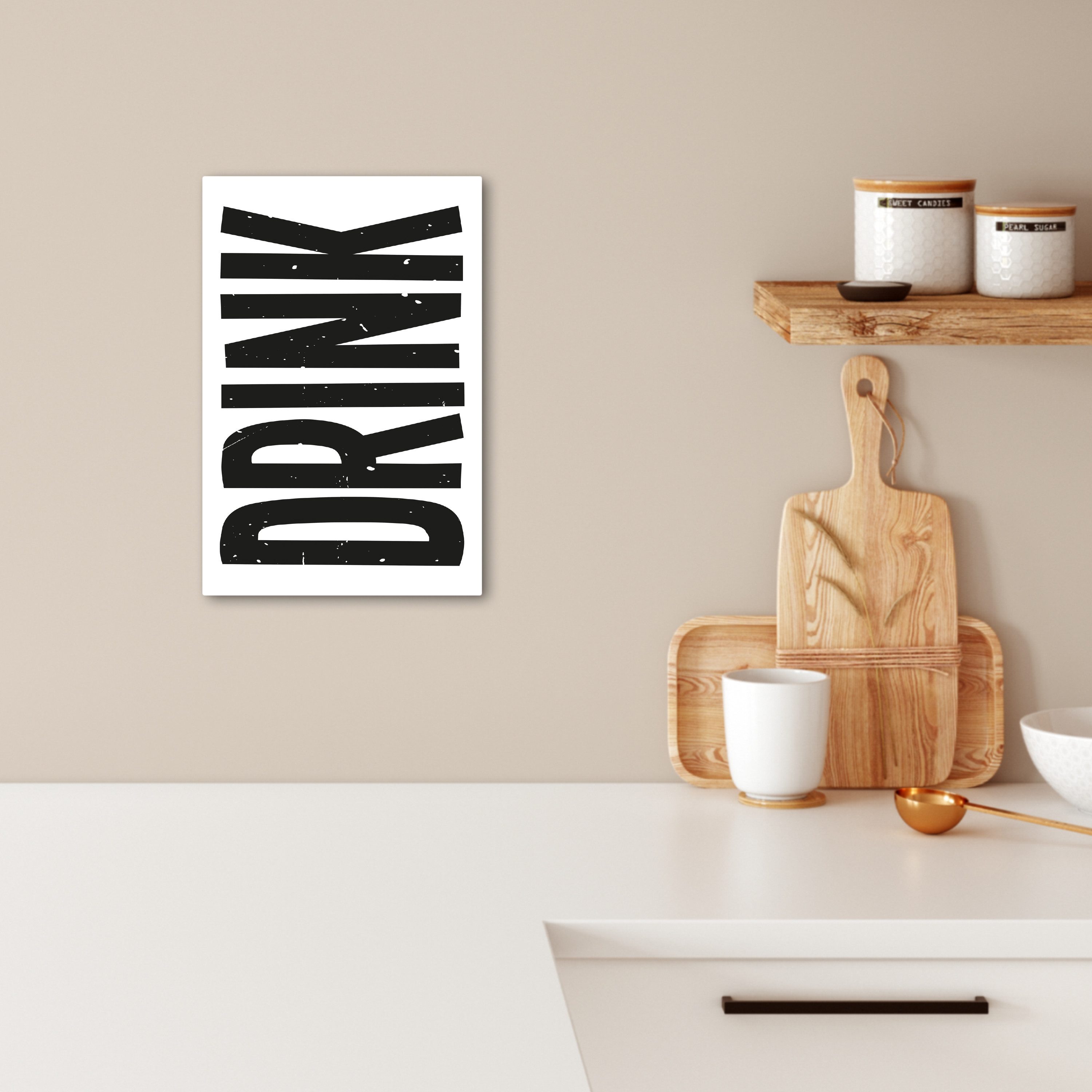 OneMillionCanvasses® Leinwandbild Getränk - Schwarz - günstig online kaufen