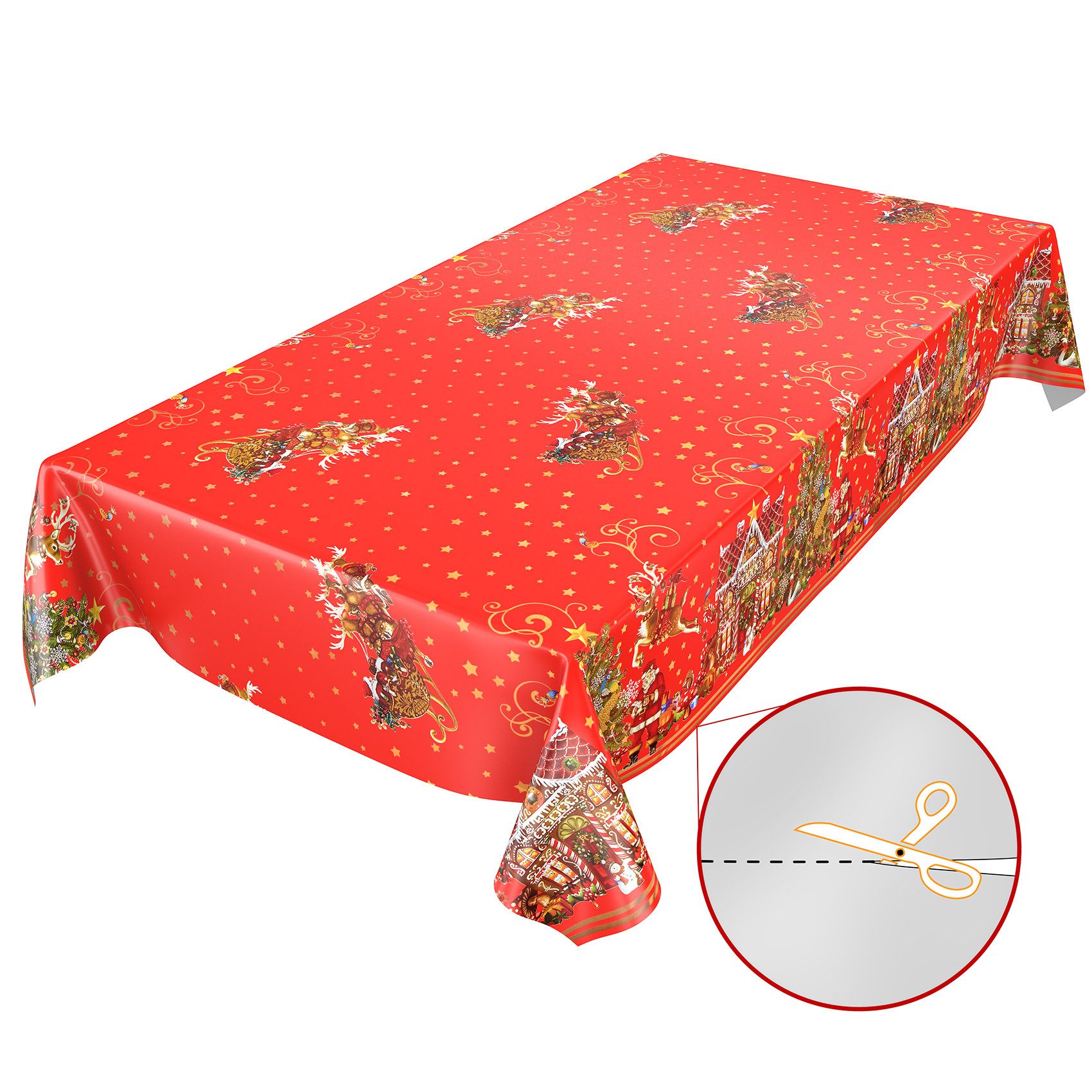 ANRO Tischdecke Wachstuchtischdecke Gartentischdecke Wachstischdecke (Einze günstig online kaufen