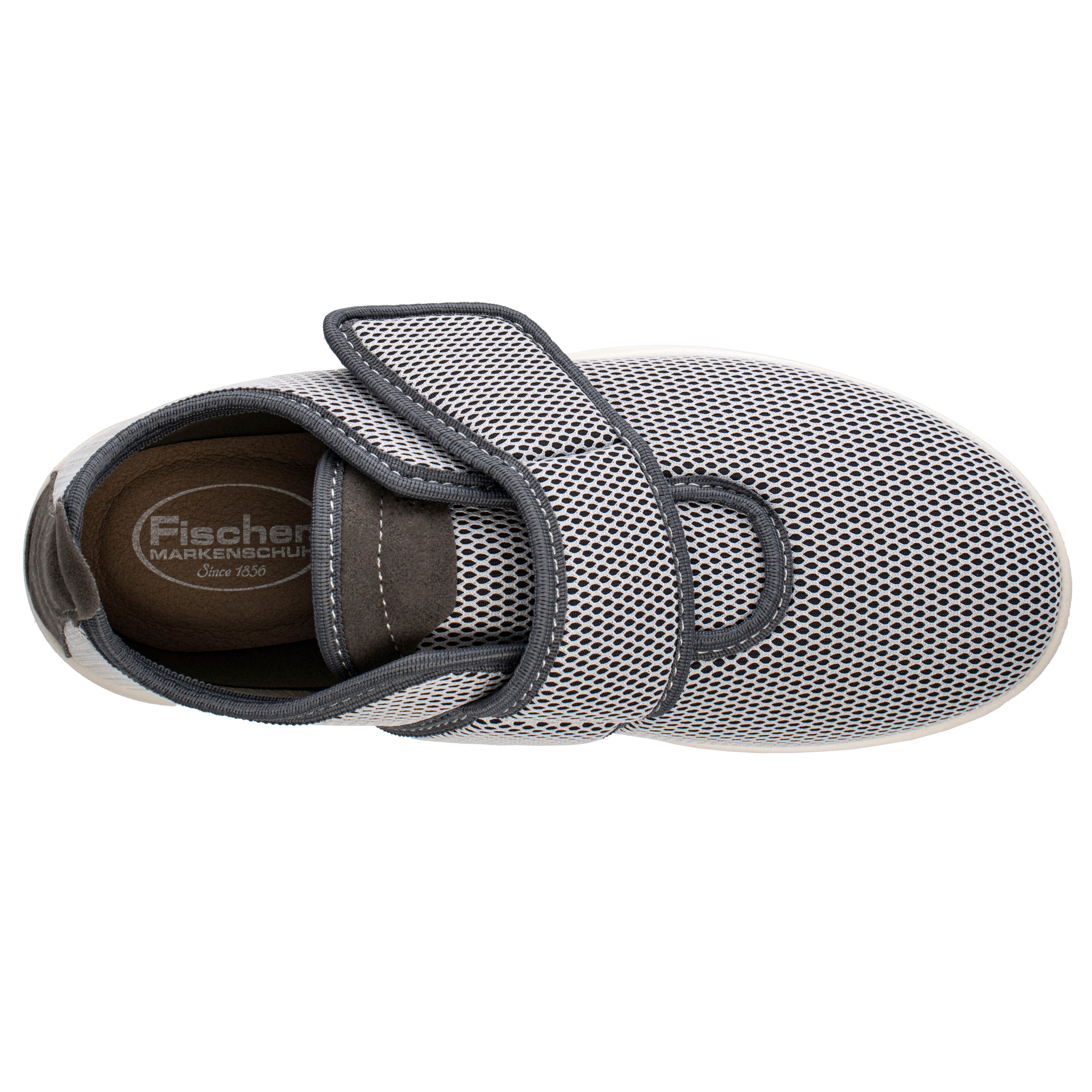 Fischer-Markenschuh Ortho Aktiv Klettschuh aus Mesh, mit Textilfutter, Einlegesohle herausnehmbar