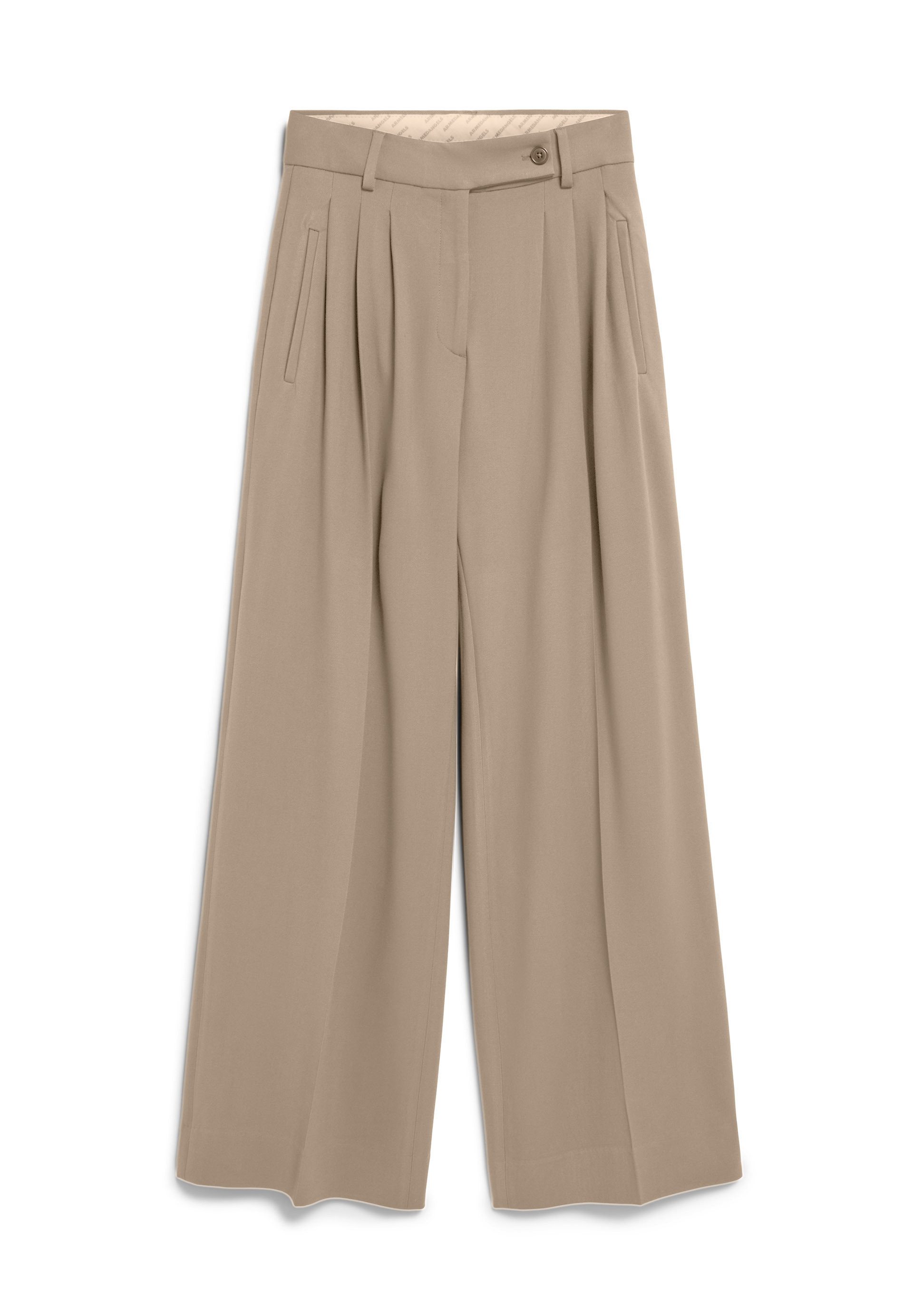 Armedangels Stoffhose KAAYUA Webhose aus LENZING™ ECOVERO™ Viskose Mix (High Waist, Regular Fit)