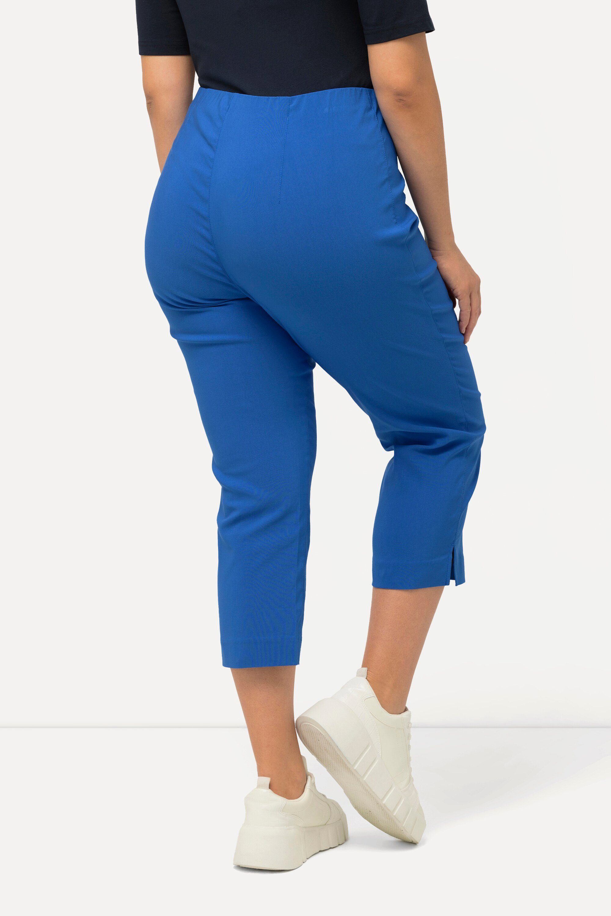 Ulla Popken Funktionshose Bengalinhose wadenlang Elastikbund Stretch