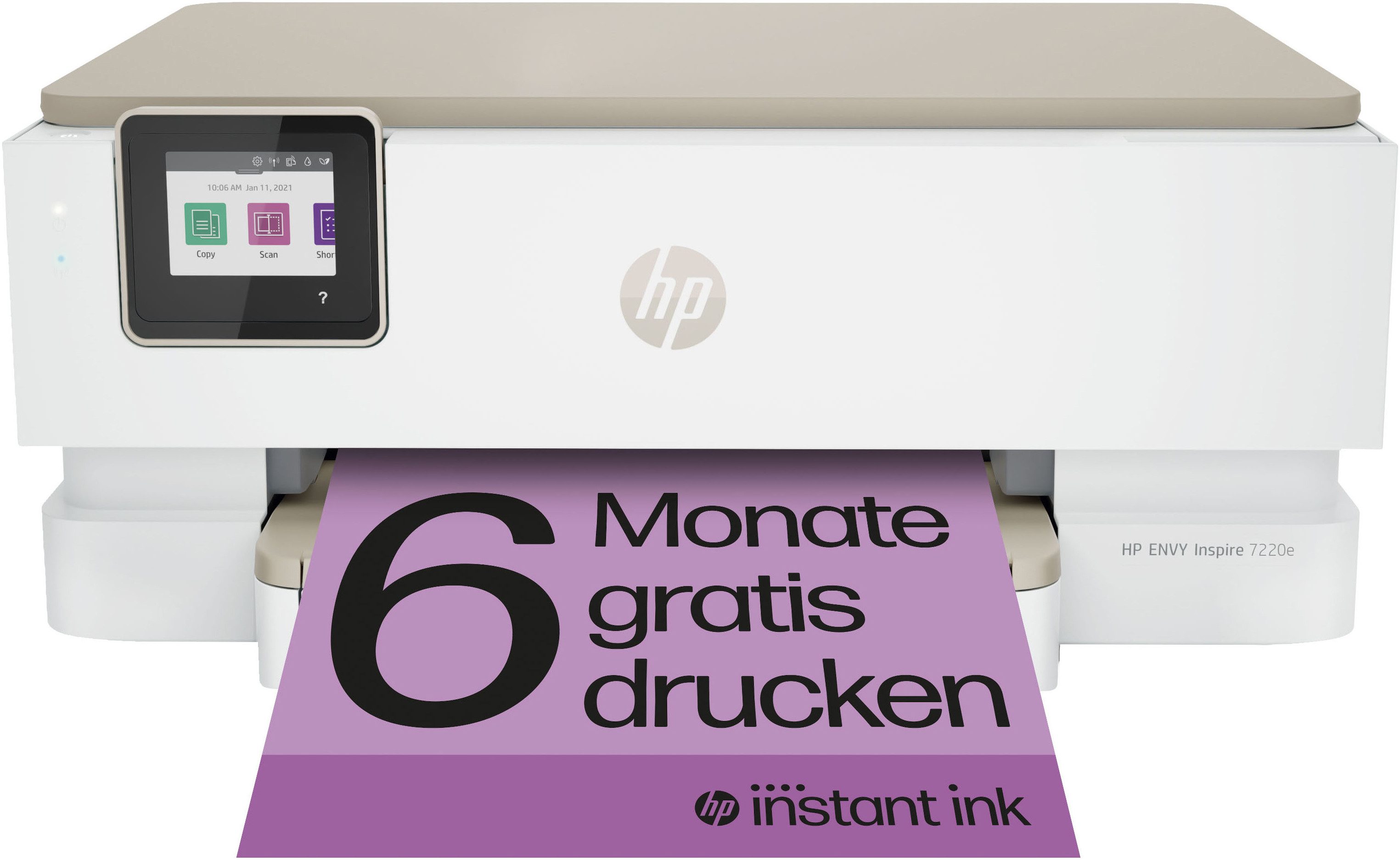 HP Envy Inspire 7220e Многофункциональный принтер, (WLAN (Wi-Fi), Mit HP Instant Ink 3 Probemonate gratis drucken)