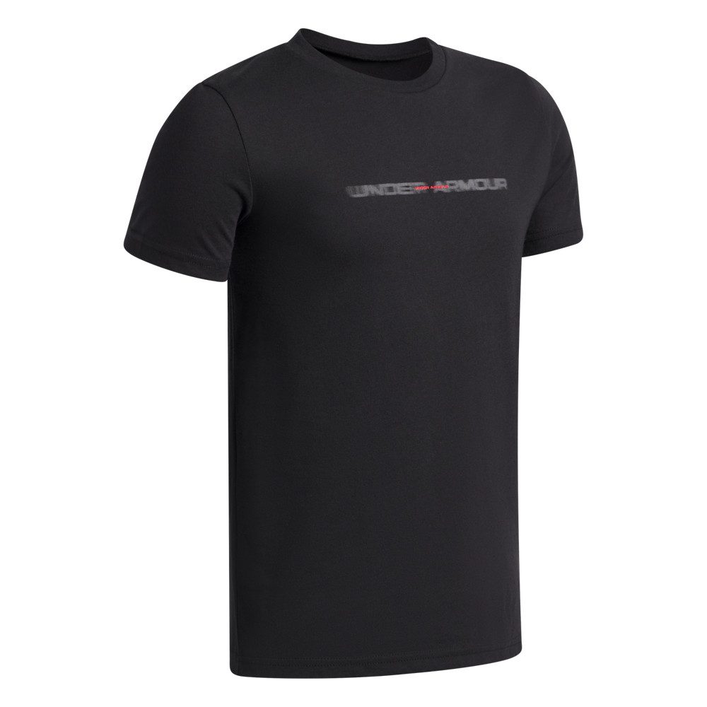 Under Armour® Funktionsshirt UA B WM BLUR SS mit geripptem Kragen, aus Baumwolle und Polyester