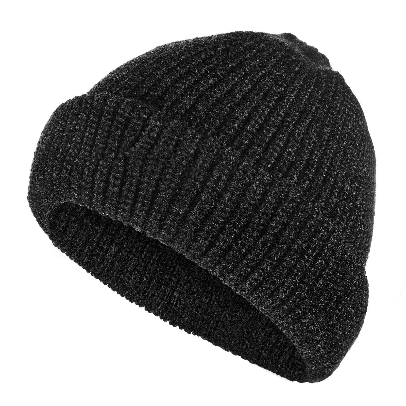 tomBrook Strickmütze Unisex Costeau Schippermütze Rollmütze Schurwolle - GOTS zertifiziert